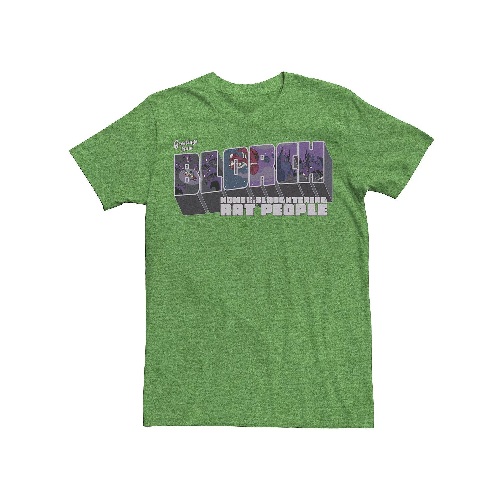 Men's Invader Zim Greetings From Blorch Graphic Tee, Size: 3XL, Black Product Image