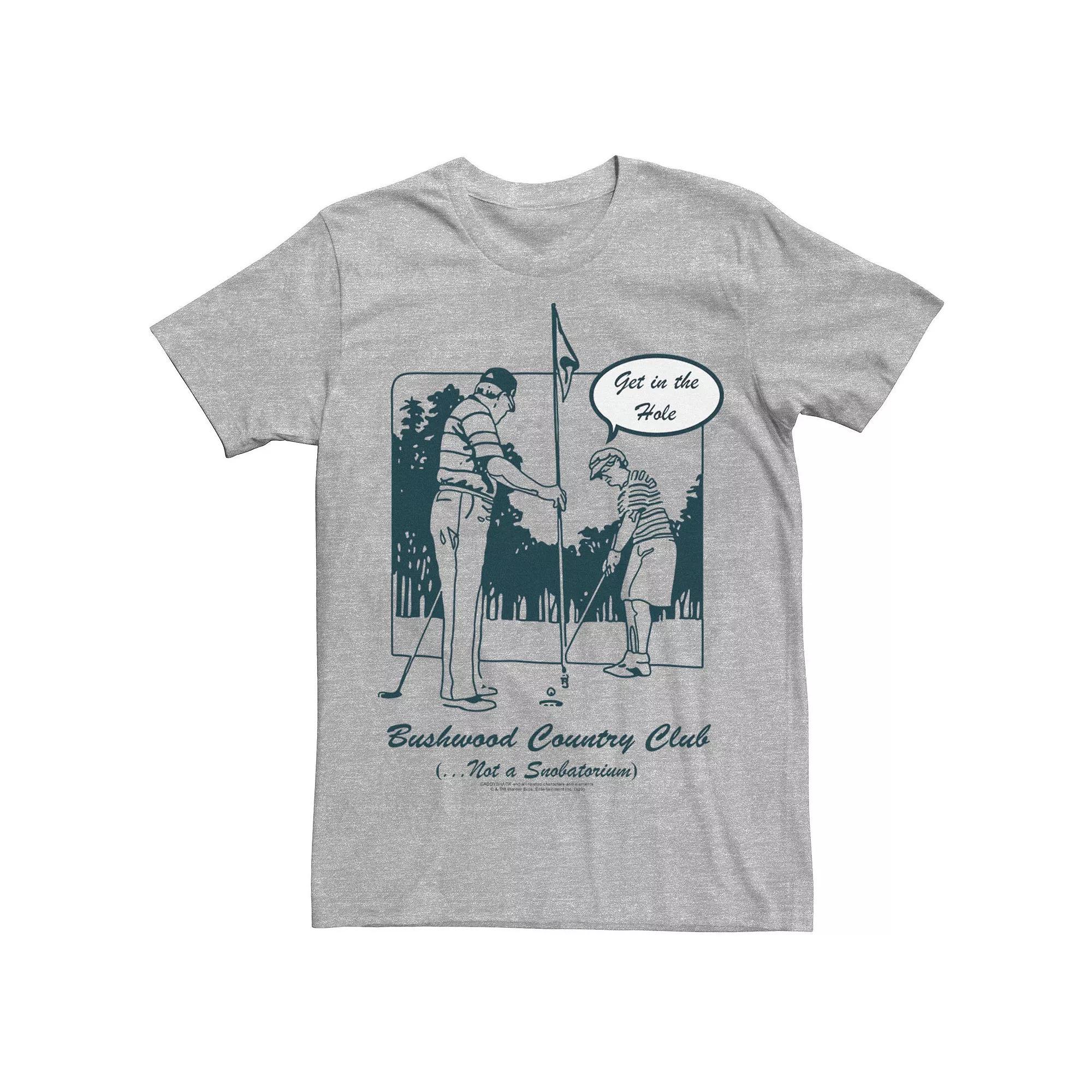 Men's Caddyshack Bushwood Comic Humor Tee, Size: Small, Athletic Grey Product Image