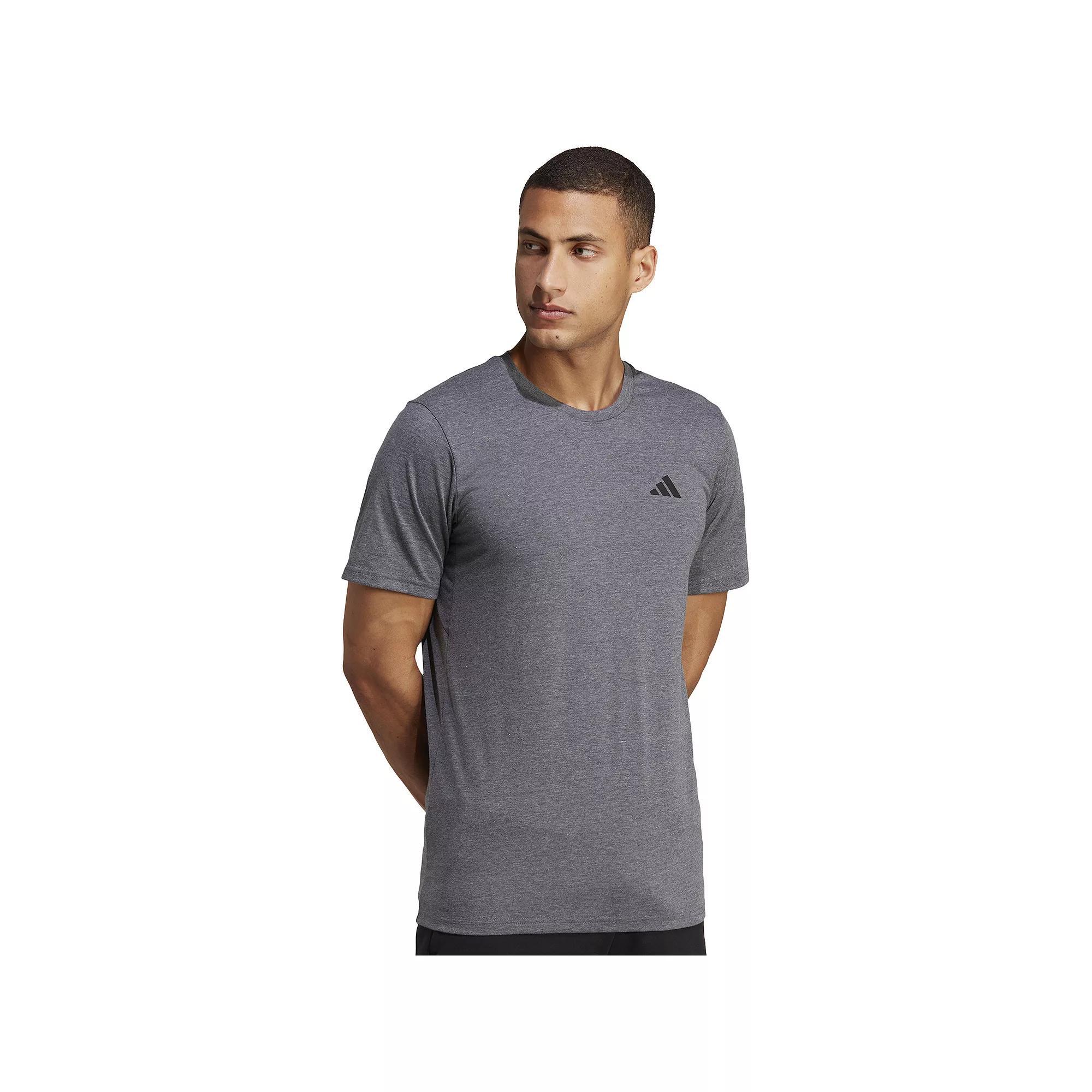 Men's adidas Train Essentials Feelready Training Tee, Size: Medium, Dark Gray Product Image