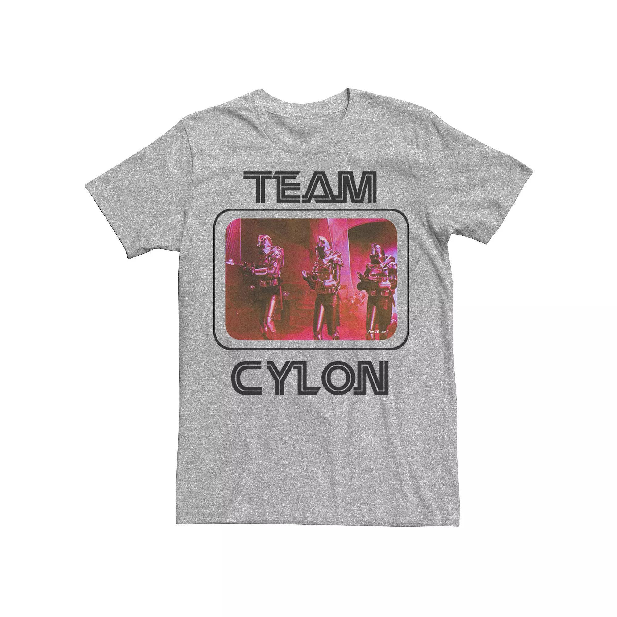 Men's Battlestar Galactica Team Cylon Tee, Size: XXL, Athletic Grey Product Image