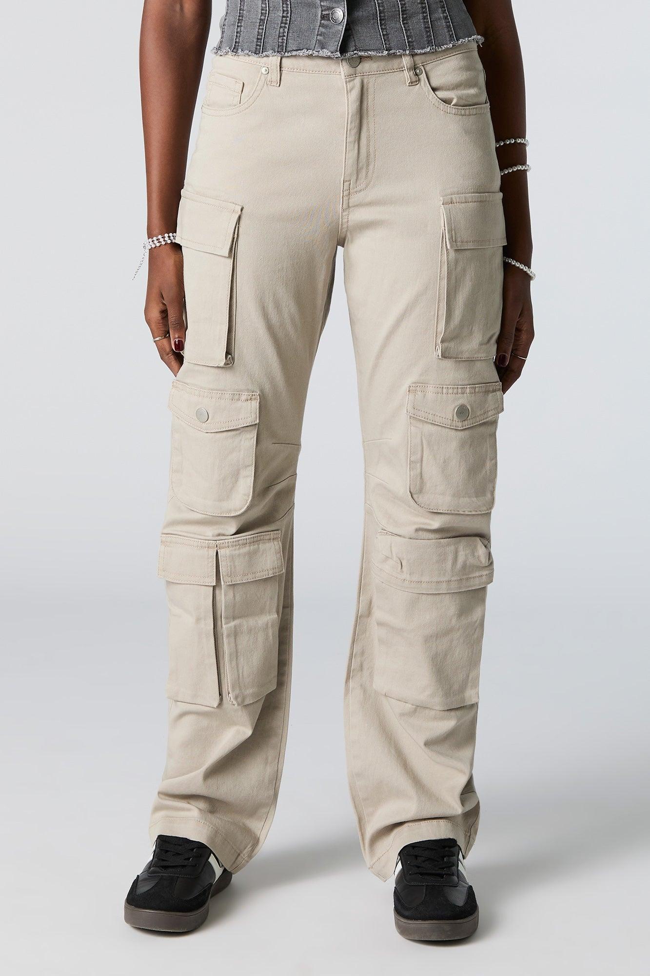 Multi Pocket Straight Leg Cargo Pant Female Product Image