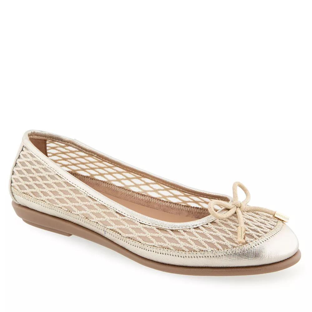 Aerosoles Bria Women's Mesh Ballet Flats, Size: 5, Gold Product Image