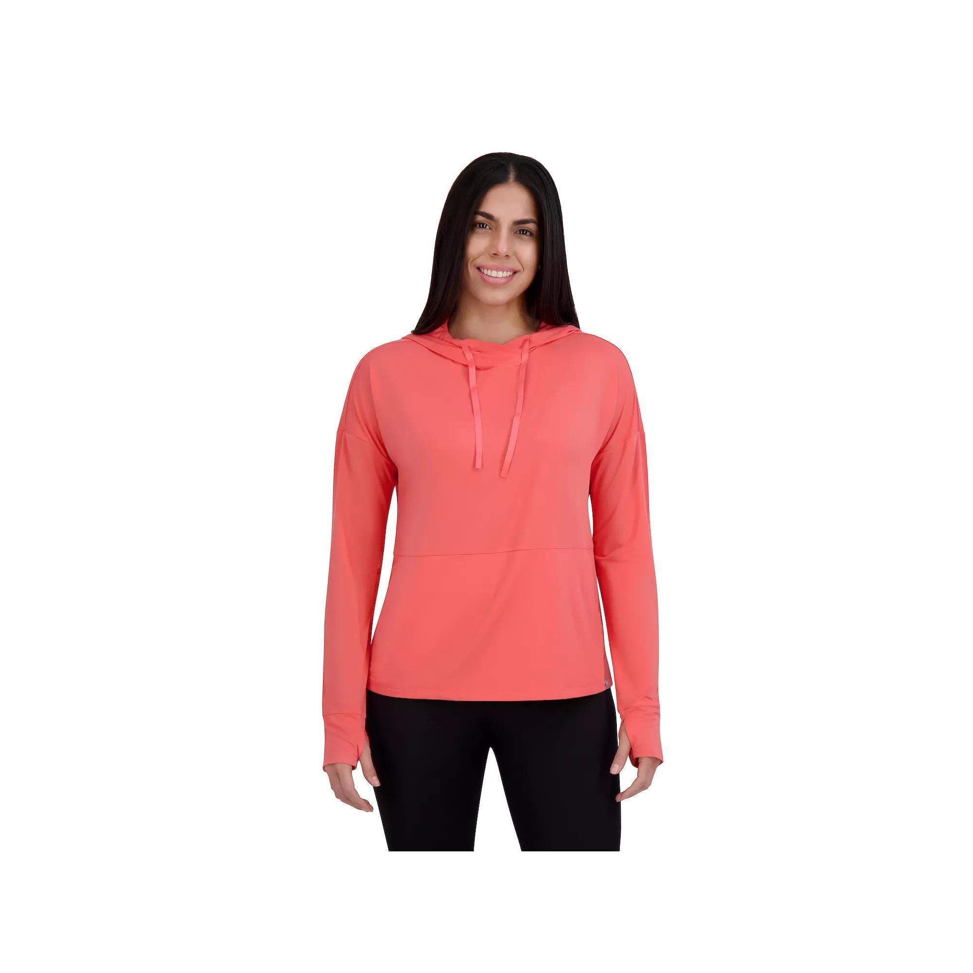 Women's ZeroXposur UPF 50 Sun Protection Hoodie, Size: Large, Pink Punch Product Image