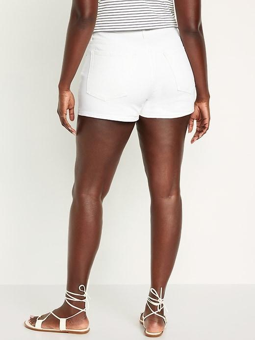 High-Waisted OG Cut-Off Jean Shorts -- 3-inch inseam Product Image