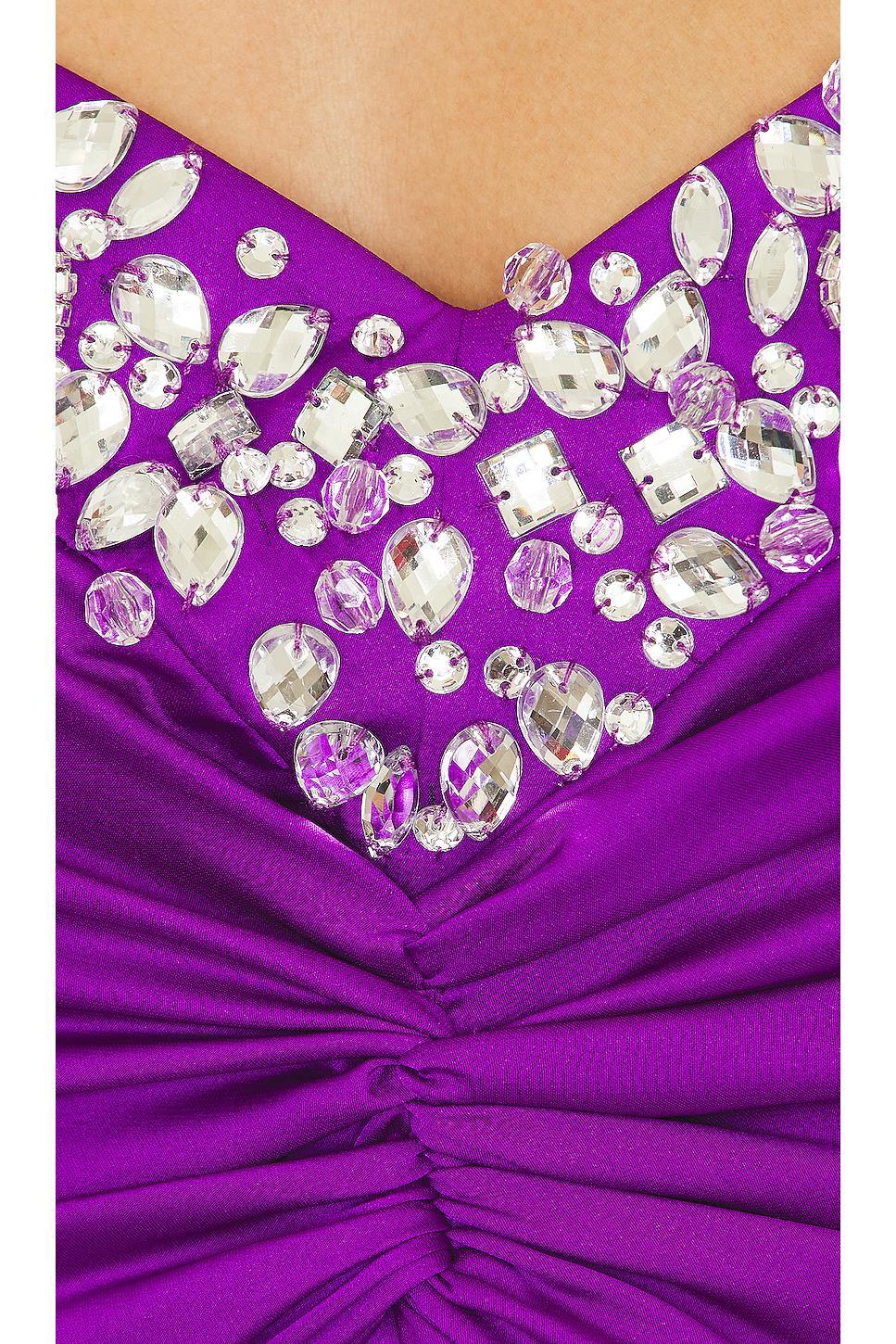 Hand-beaded Strapless Gown PatBO Product Image