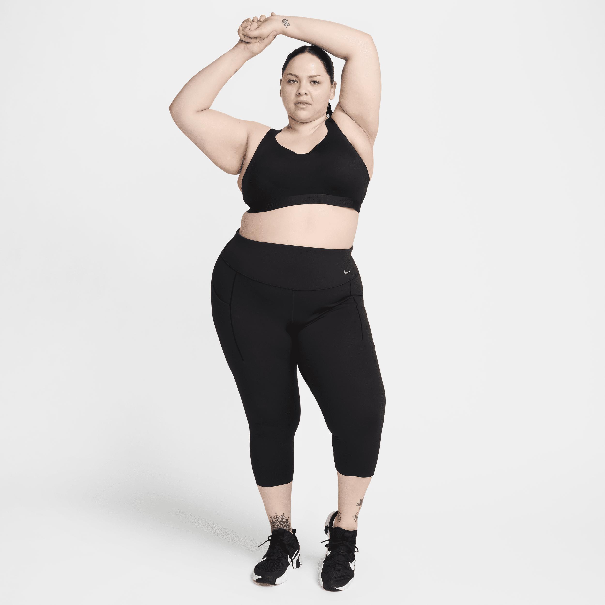Plus Size Nike Indy High Support Padded Sports Bra, Women's, Size: 2XL, Black Product Image