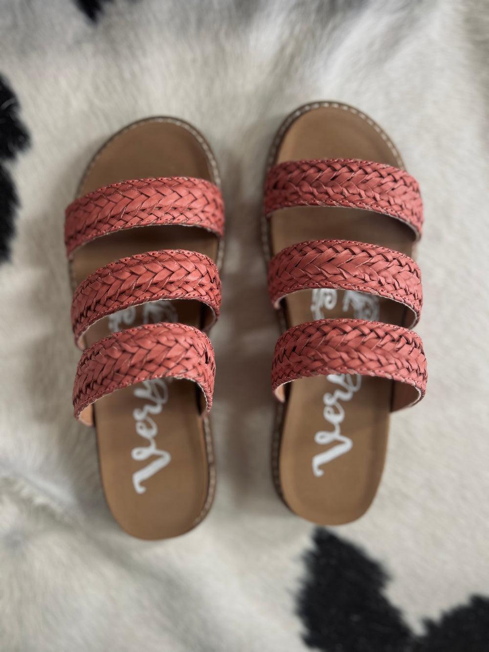 Very G Alba Red Sandals Product Image