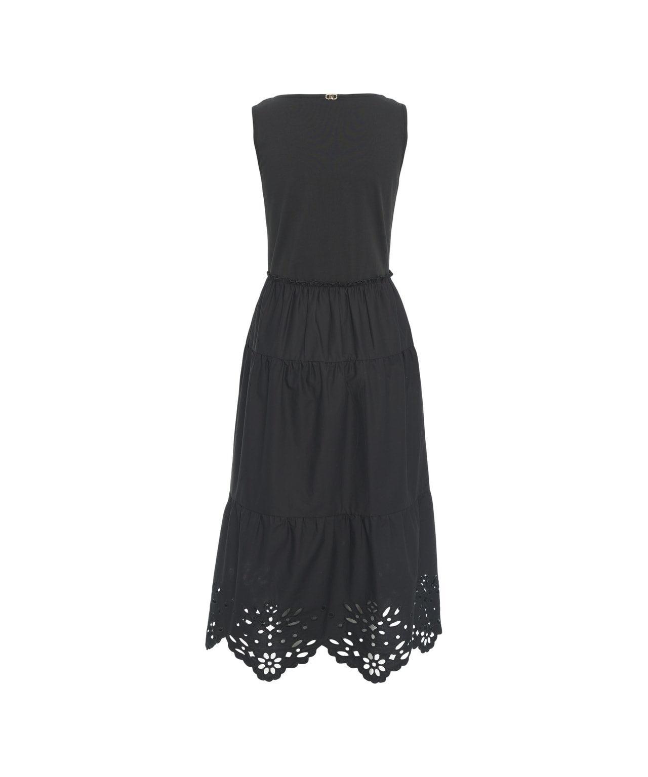 Midi dress with embroidery Product Image