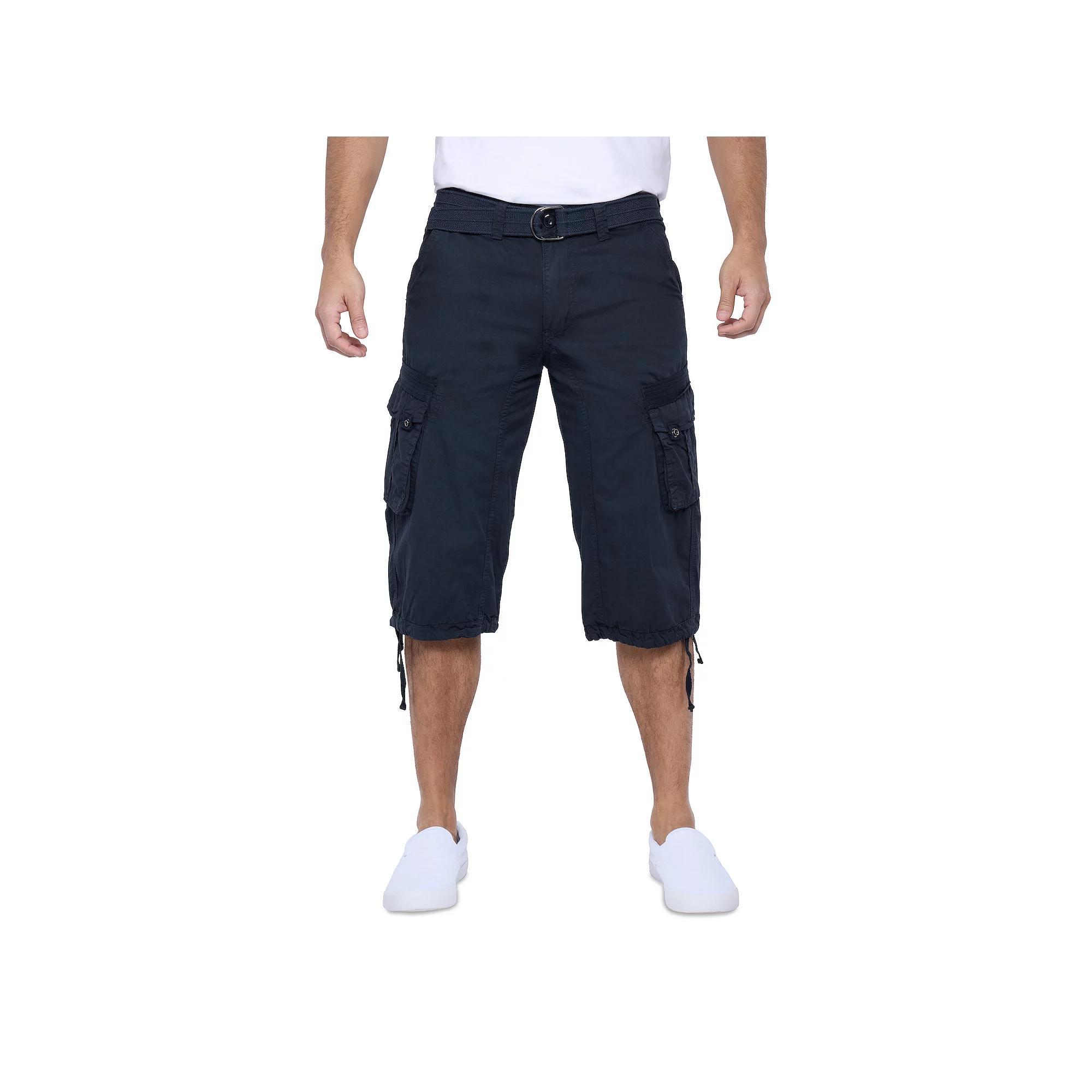 Men's Xray Messenger Belted Cargo Shorts, Size: 40, Green Product Image