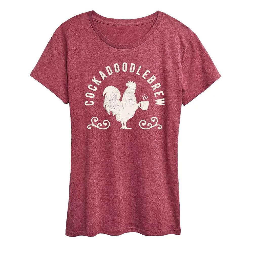 Womens Cockadoodlebrew Graphic Tee, Girls Product Image