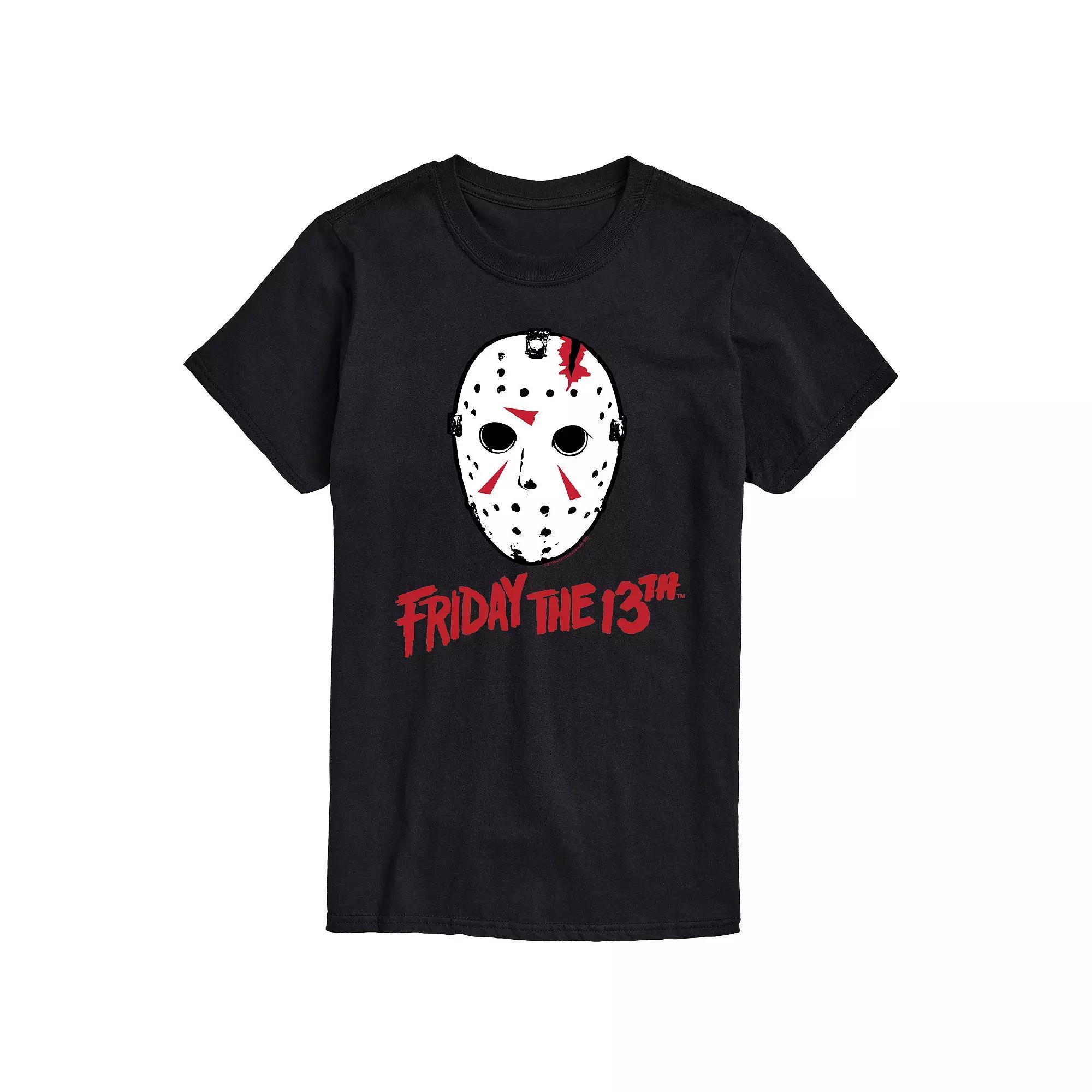 Mens Friday The 13th Ski Mask Logo Graphic Tee Product Image
