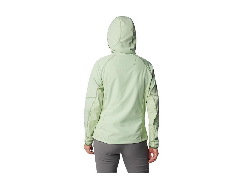 Columbia Sweet As Softshell Hoodie (Sage Leaf) Women's Coat Product Image
