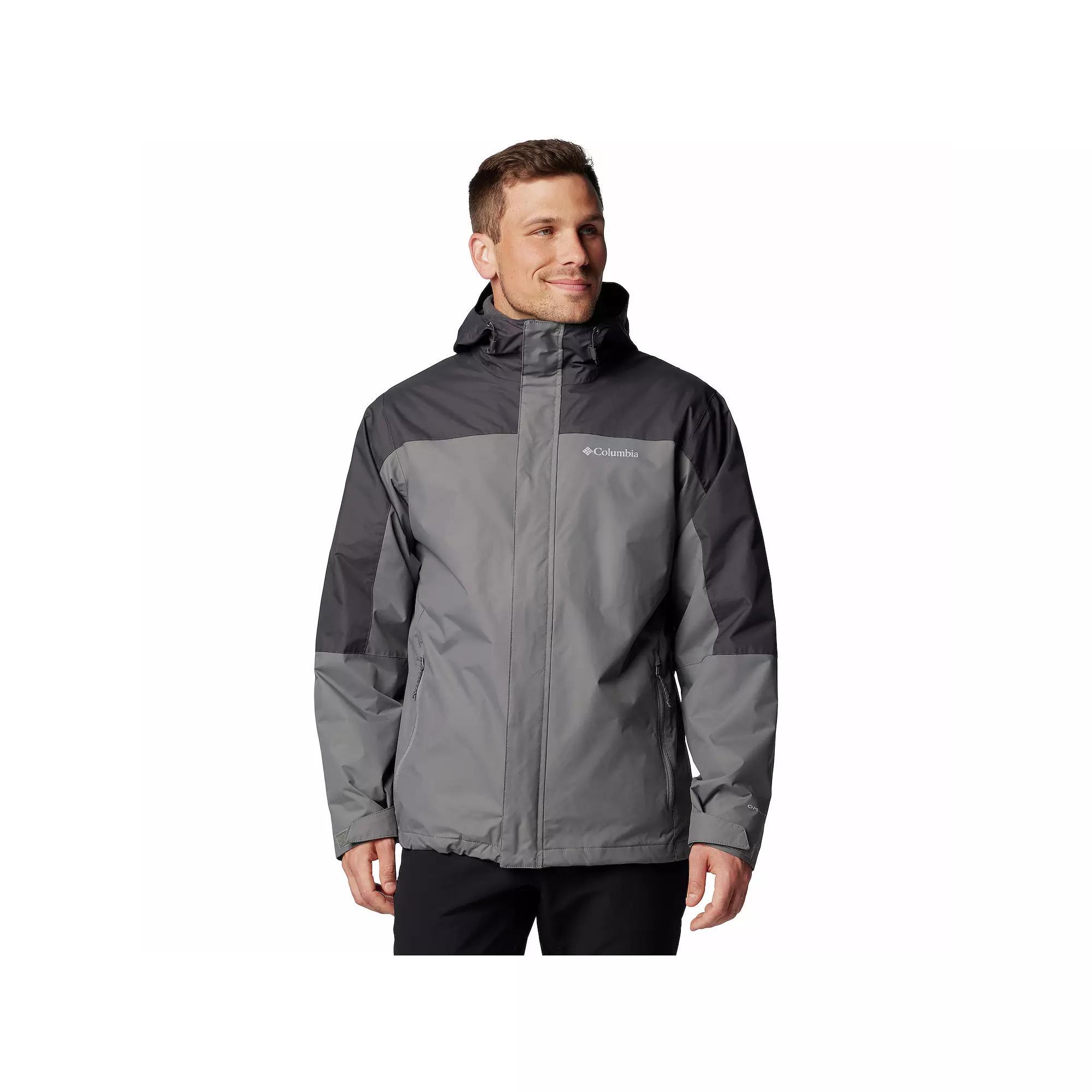 Men's Columbia Tunnel Falls II Interchange Jacket, Size: Small, City Gray Product Image