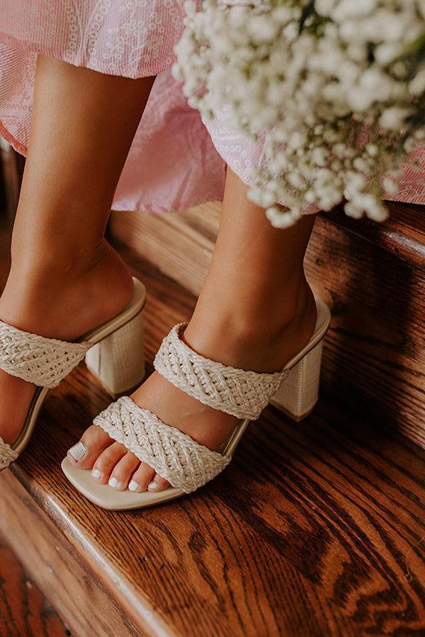The Sloane Woven Heel Product Image
