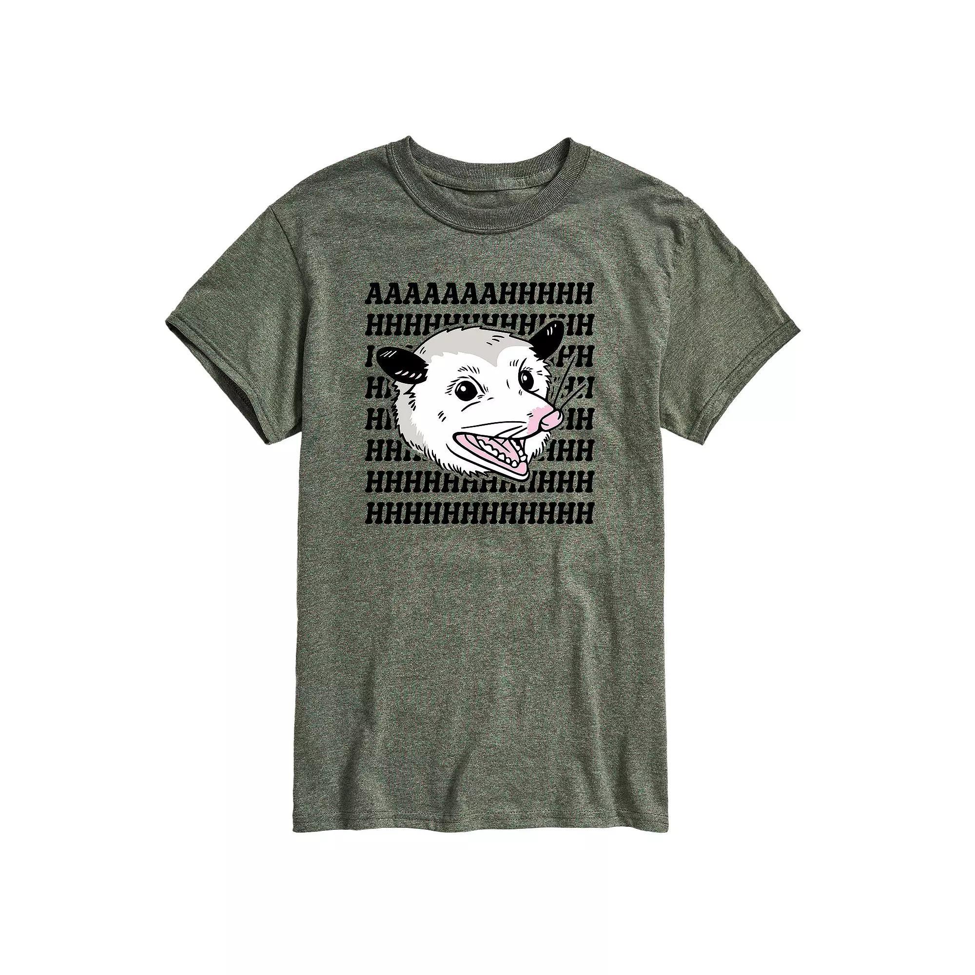 Mens Screaming Possum Graphic Tee Product Image