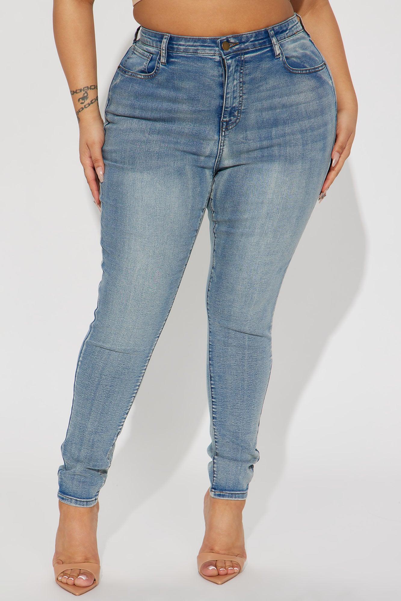 Gemma High Rise Stretch Skinny Jeans - Vintage Wash Product Image