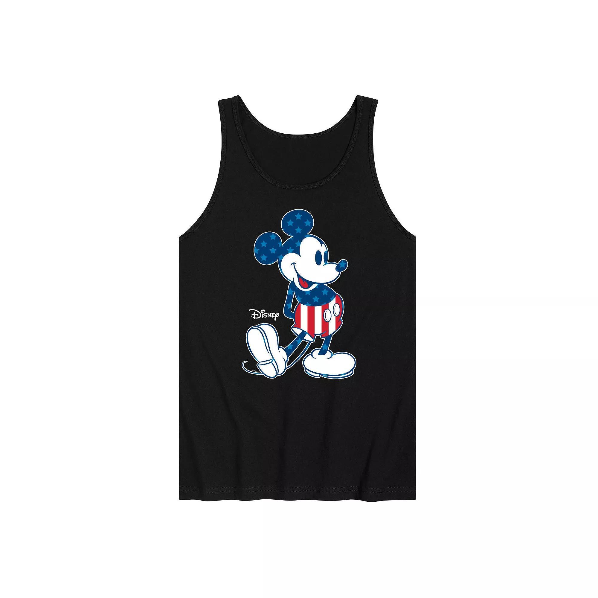 Disneys Mickey Mouse Mens Flag Tank Top Product Image