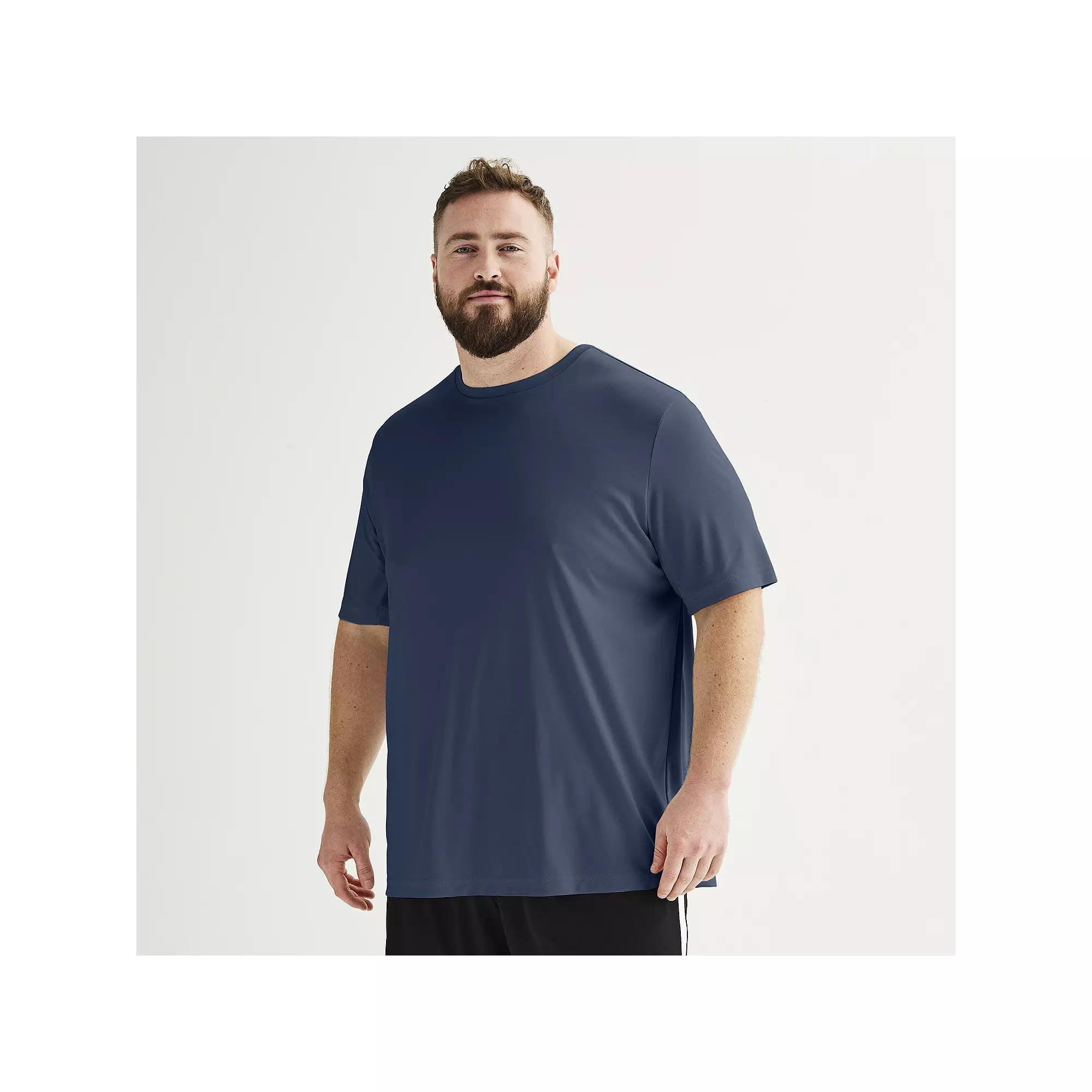 Big & Tall Tek Gear® Dry Tek Tee, Men's, Size: XL Tall, Hawk Gray Product Image