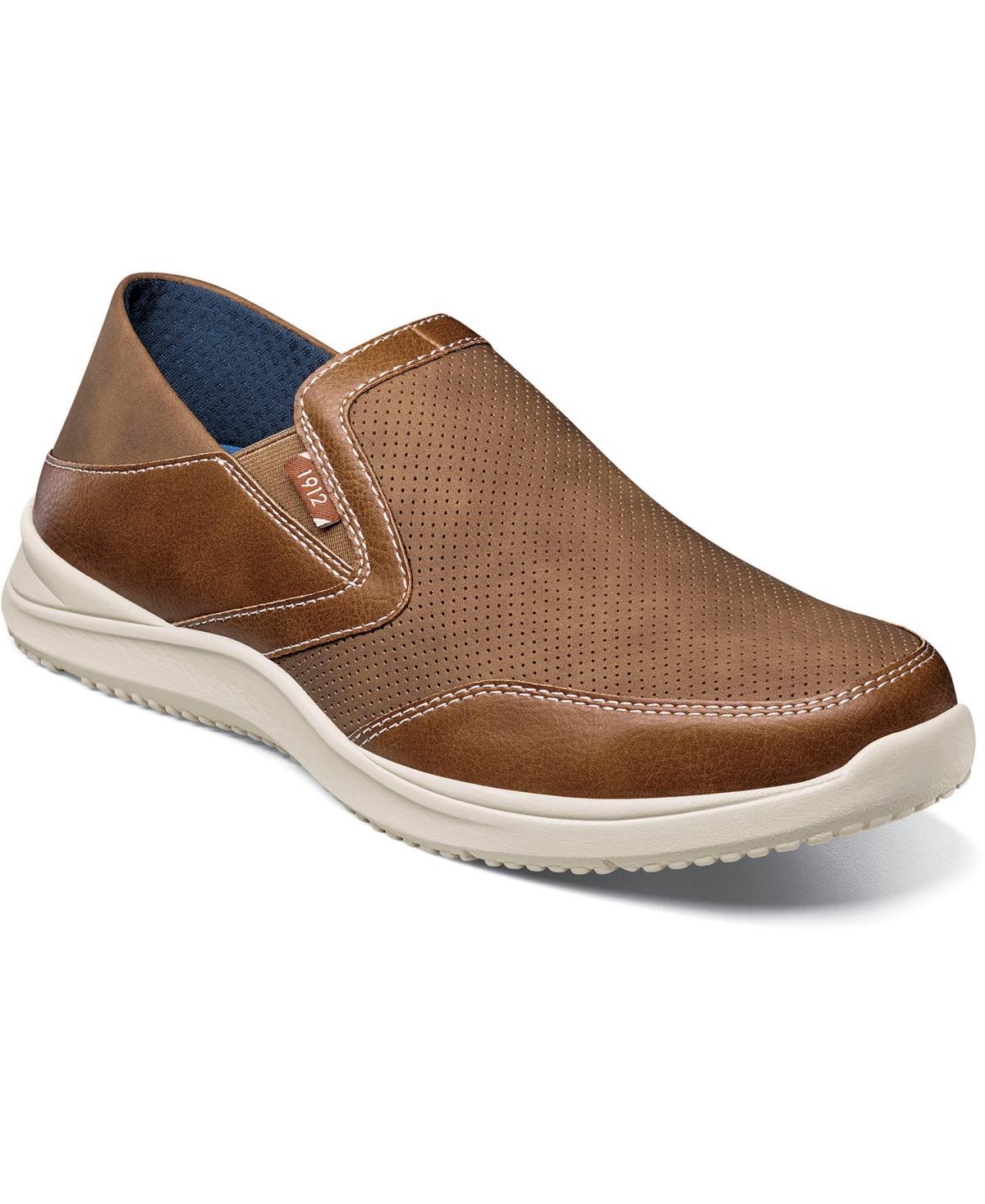 Nunn Bush® Conway EZ Men's Moc Toe Slip-On Shoes, Size: 9 Wide Product Image
