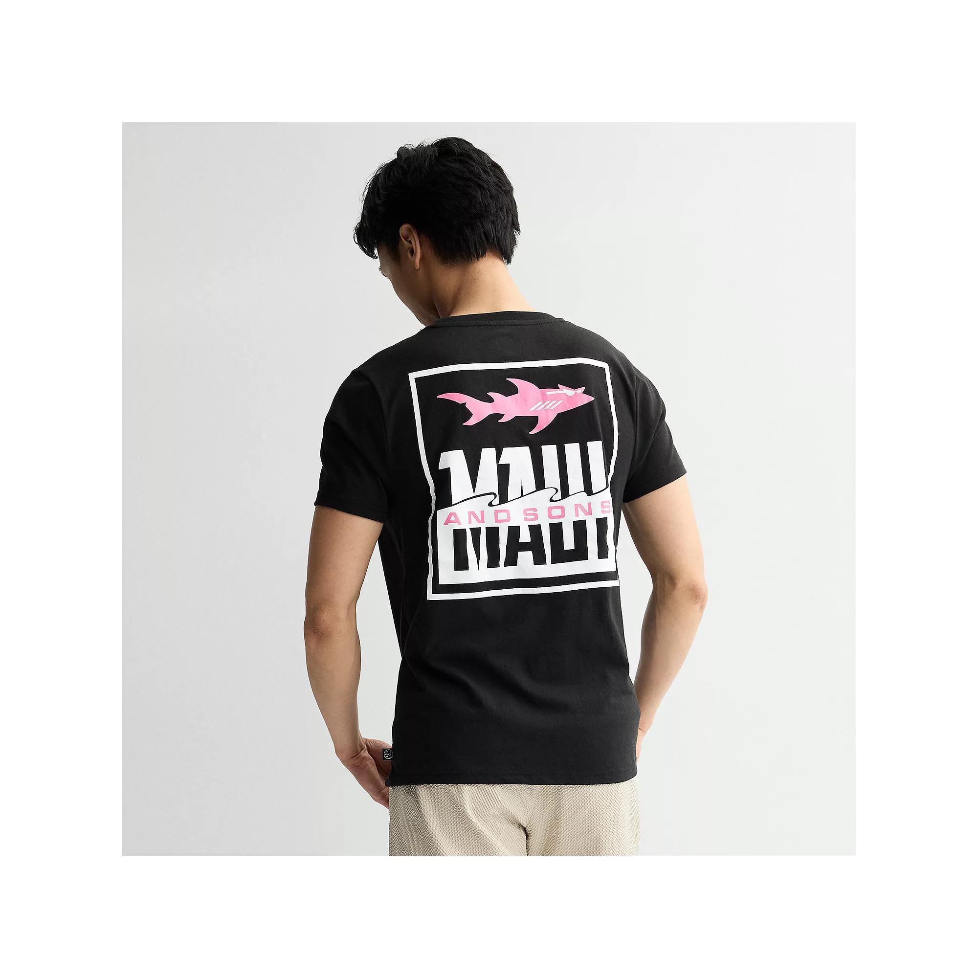 Men's Maui and Sons Fish Out of Water T-Shirt, Size: XXL, Black Product Image