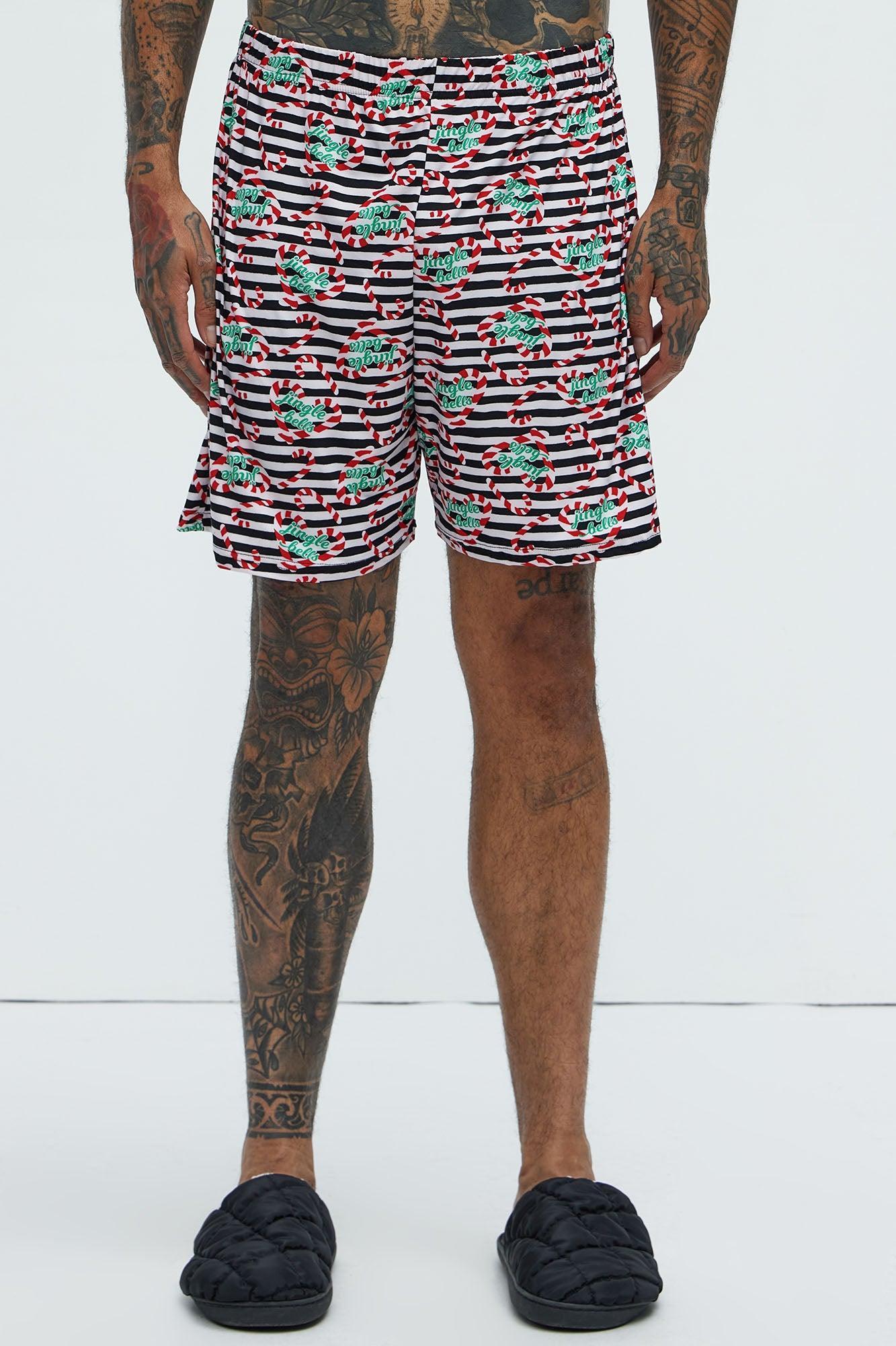 Single Ready To Jingle Holiday PJ Set - Black/combo Product Image