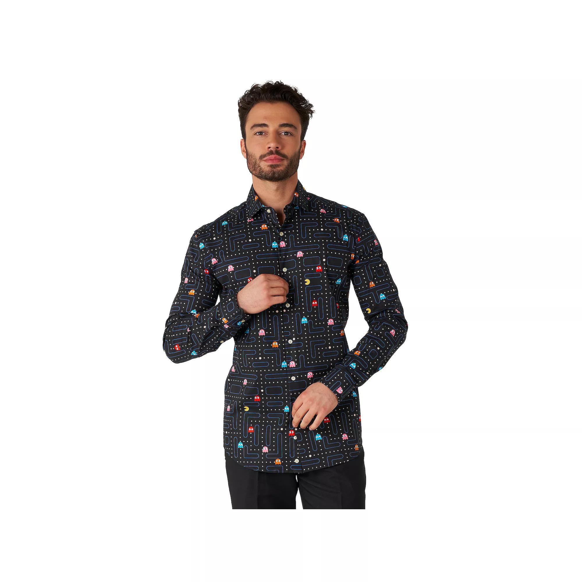 Men's OppoSuits Character Button-Down Shirt, Size: XXL, Pac Man Product Image