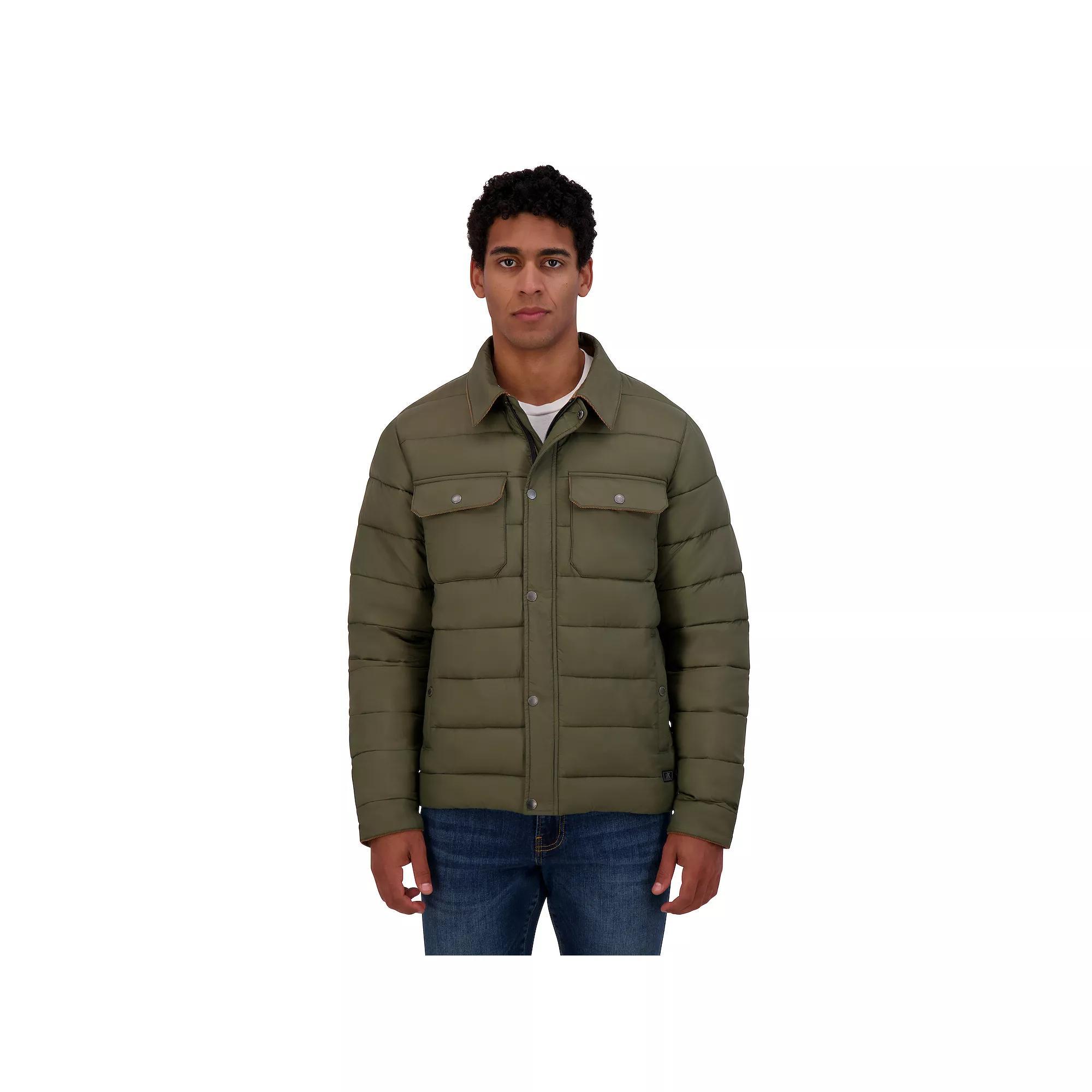 Men's ZeroXposur Quilted Flannel-Lined Jacket, Size: Medium, Blue Product Image