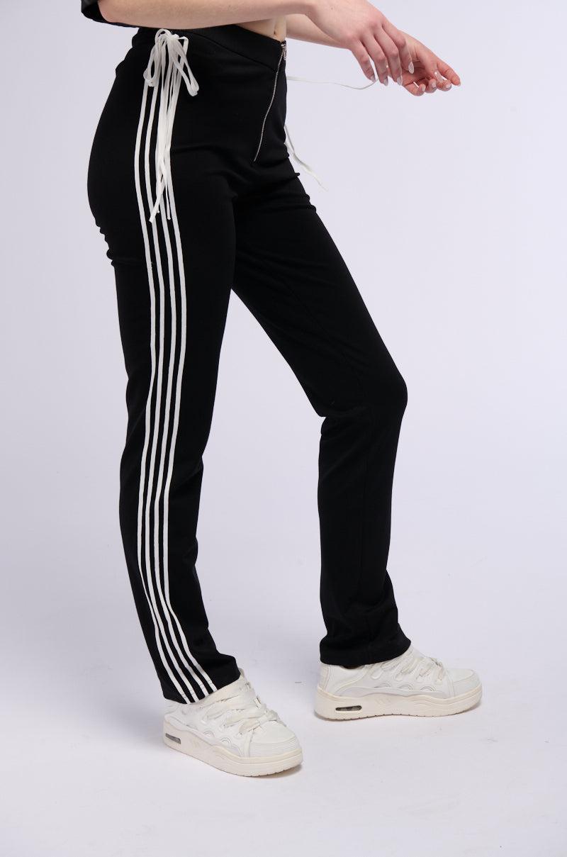 MALIA SIDE STRIPE STRAIGHT LEG PANT Product Image