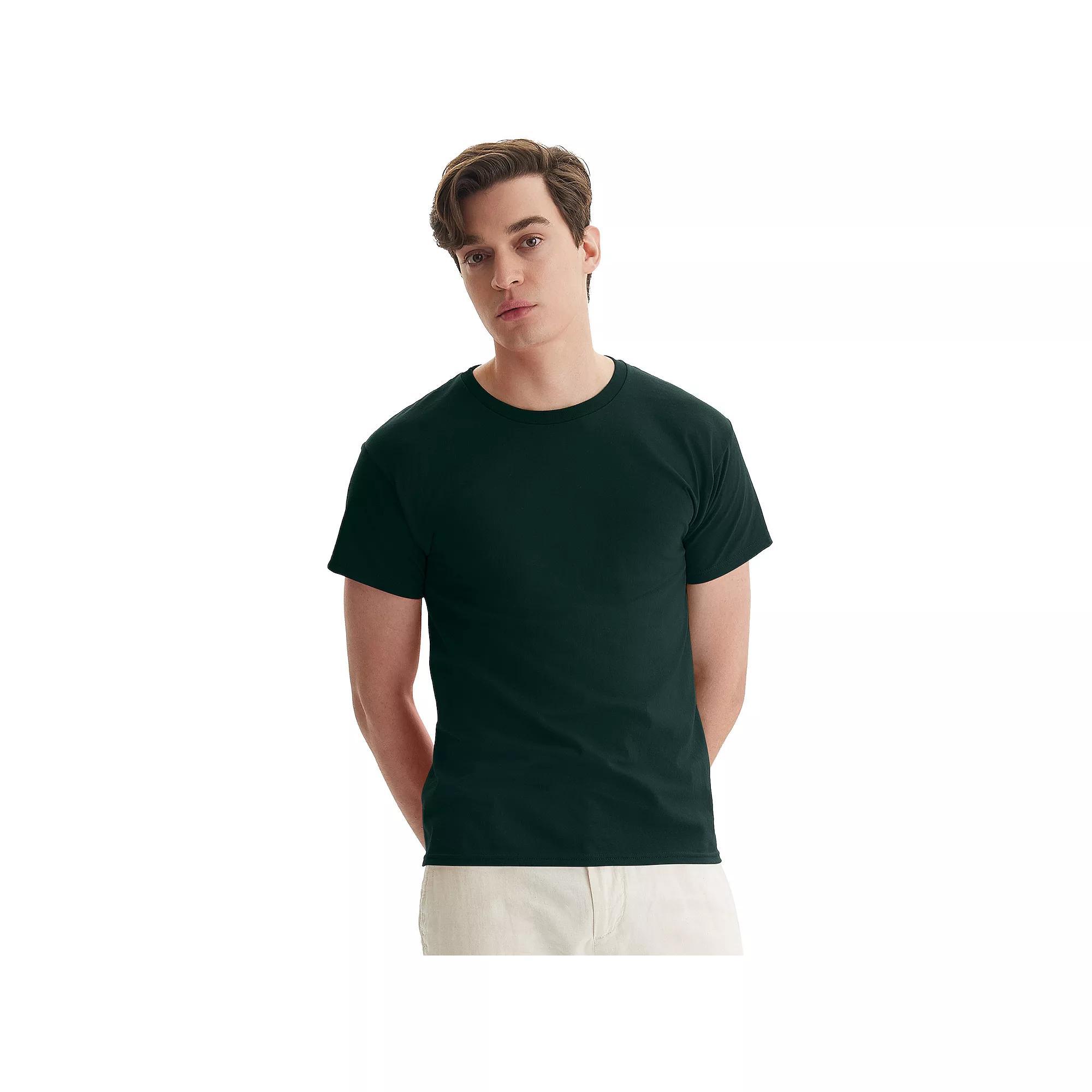 Men's Hanes® Essentials 4-Pack Cotton T-Shirt, Size: Small, Grey Product Image