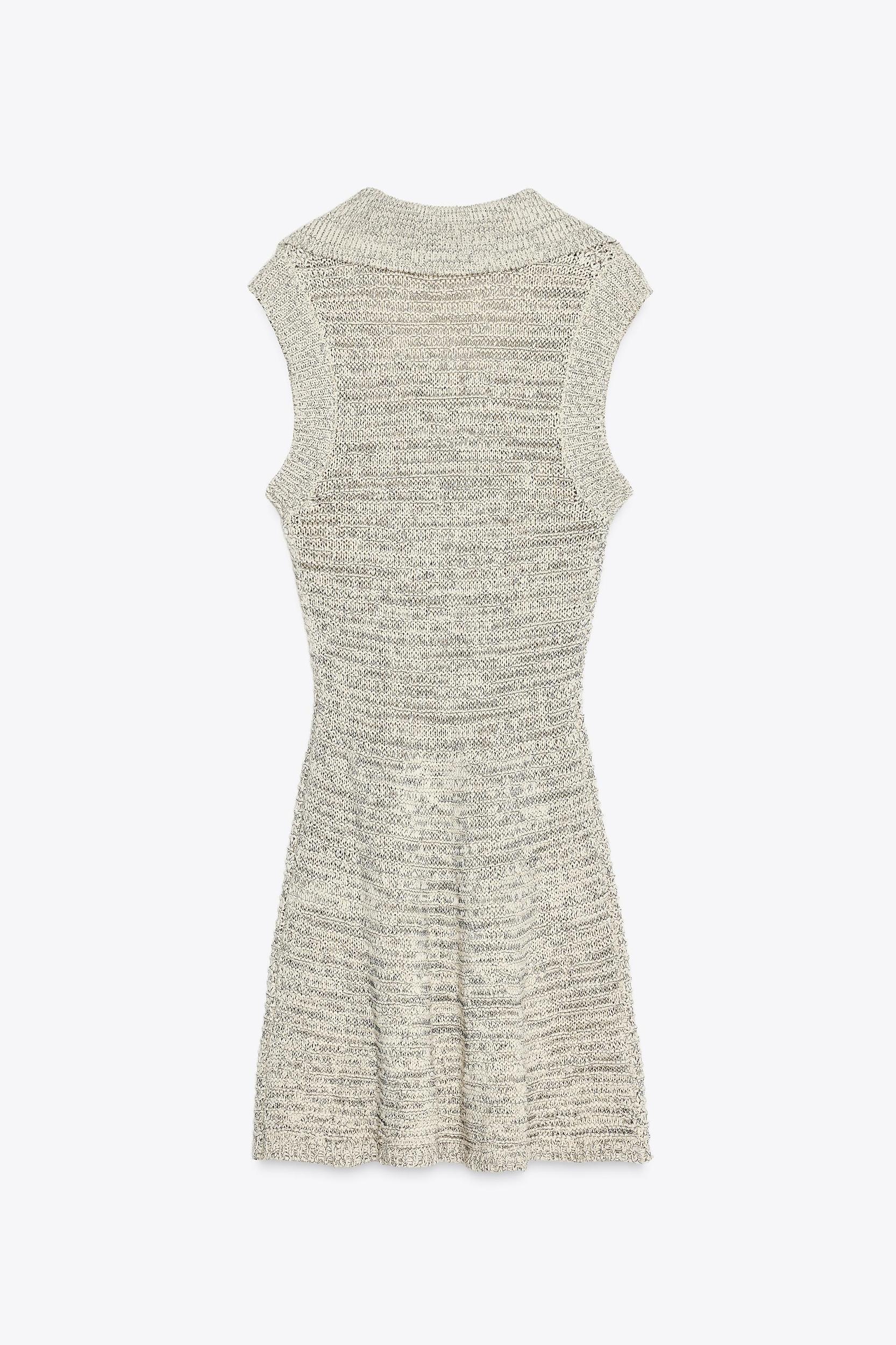 SHORT DRESS WITH TIES Product Image