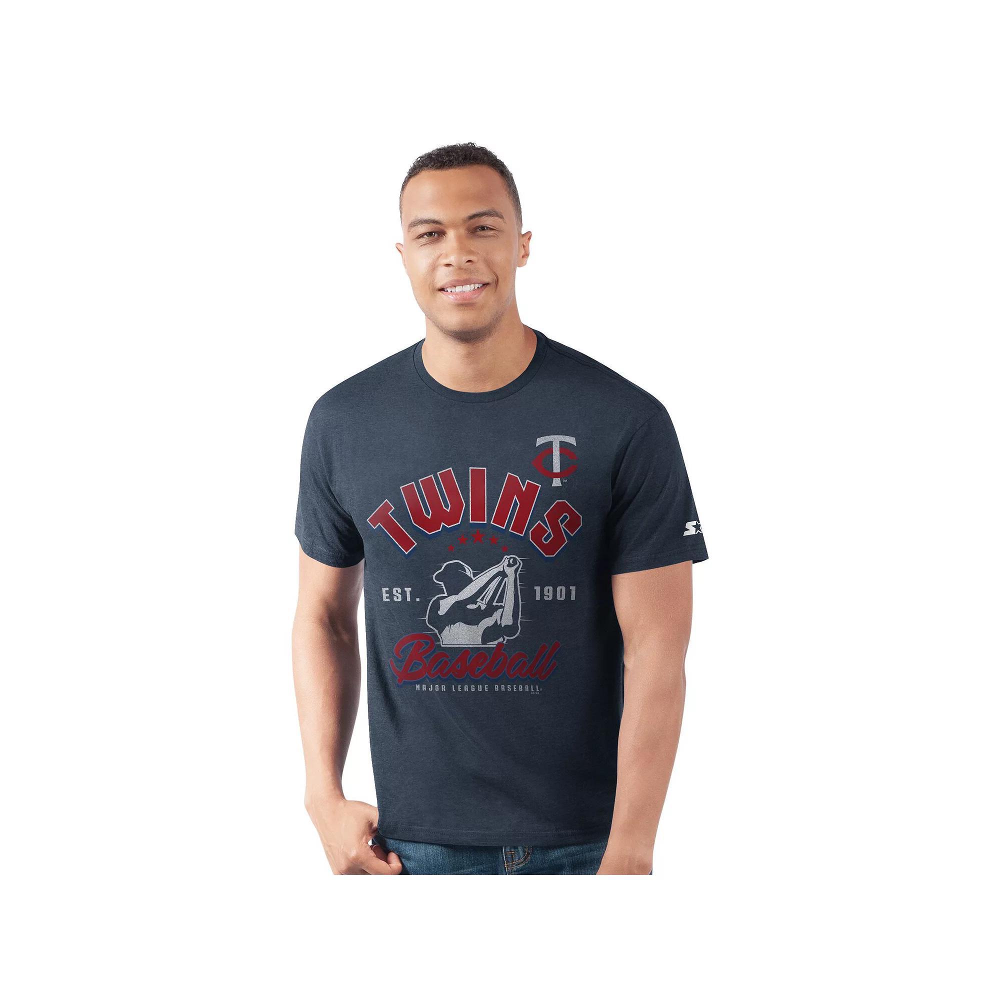 Men's Starter  Red Cleveland Guardians Prime Time Team T-Shirt, Size: Large, Grd Red Product Image