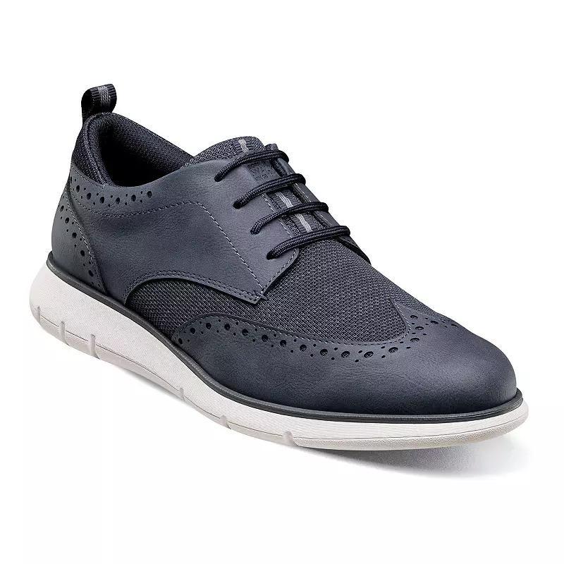 Nunn Bush Stance Mens Wingtip Oxford Casual Shoes Blue Team Product Image