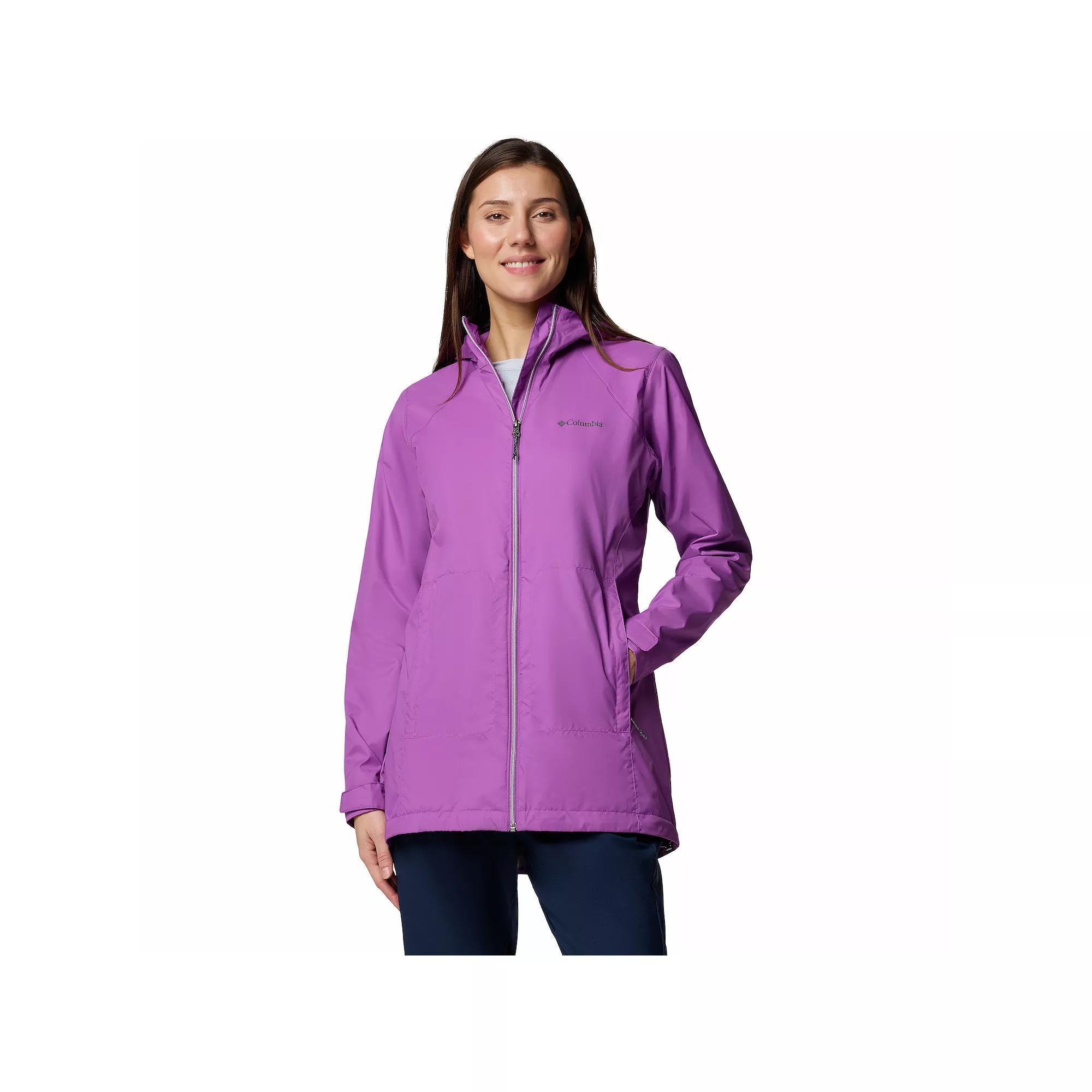 Women's Columbia Switchback II Omni-SHIELD™ Lined Long Jacket, Size: Small, Razzle Product Image