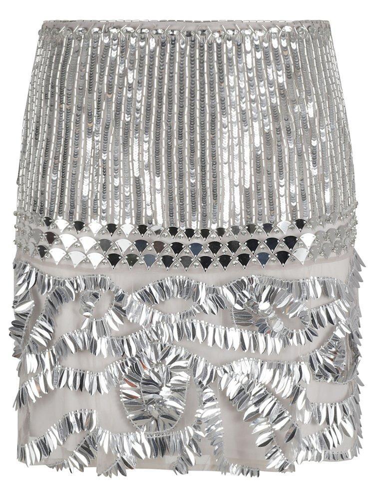 ALBERTA FERRETTI Sequin In Grey Product Image