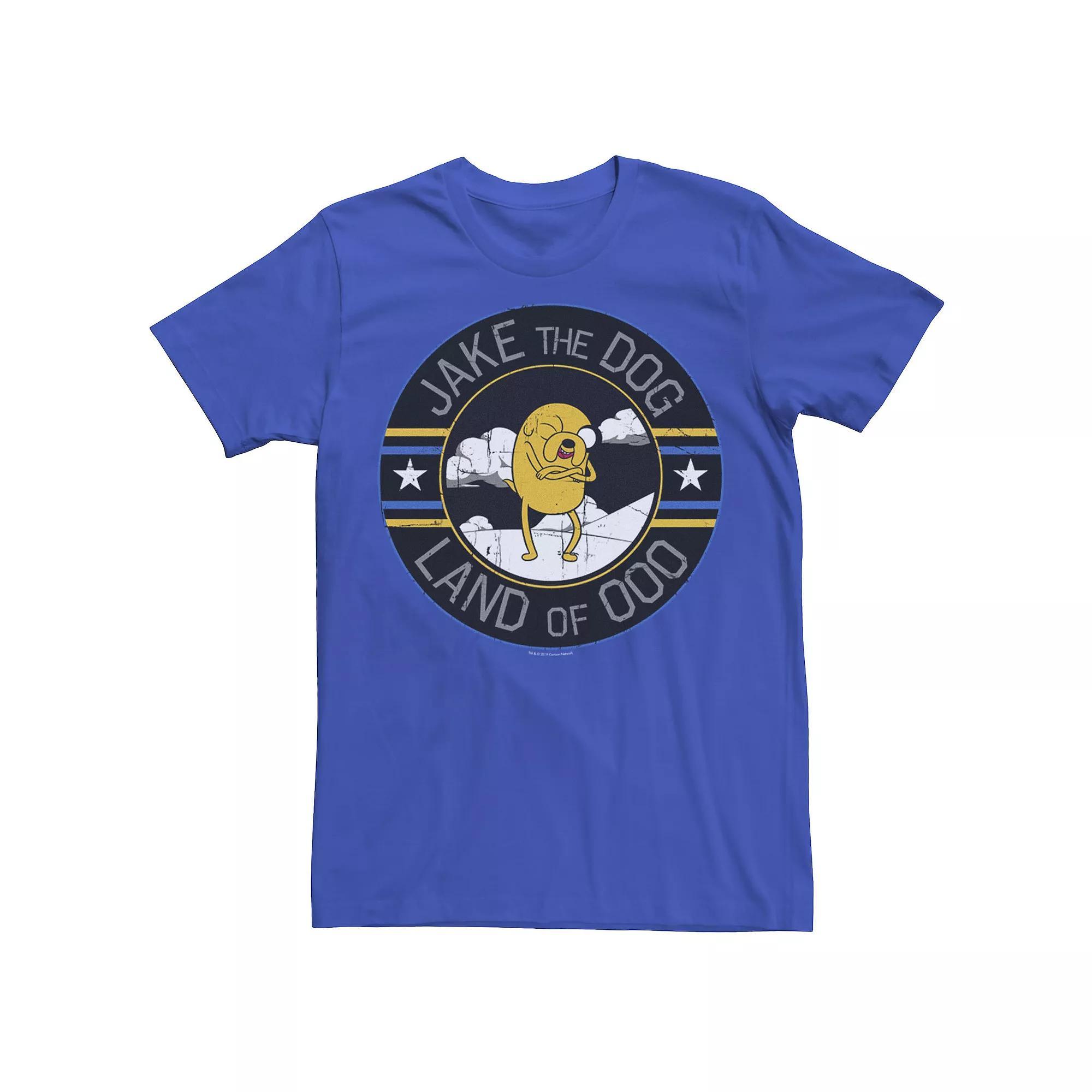 Men's Cartoon Network Adventure Time Jake The Dog Land Of Ooo Sweatshirt, Size: Small, Royal Product Image