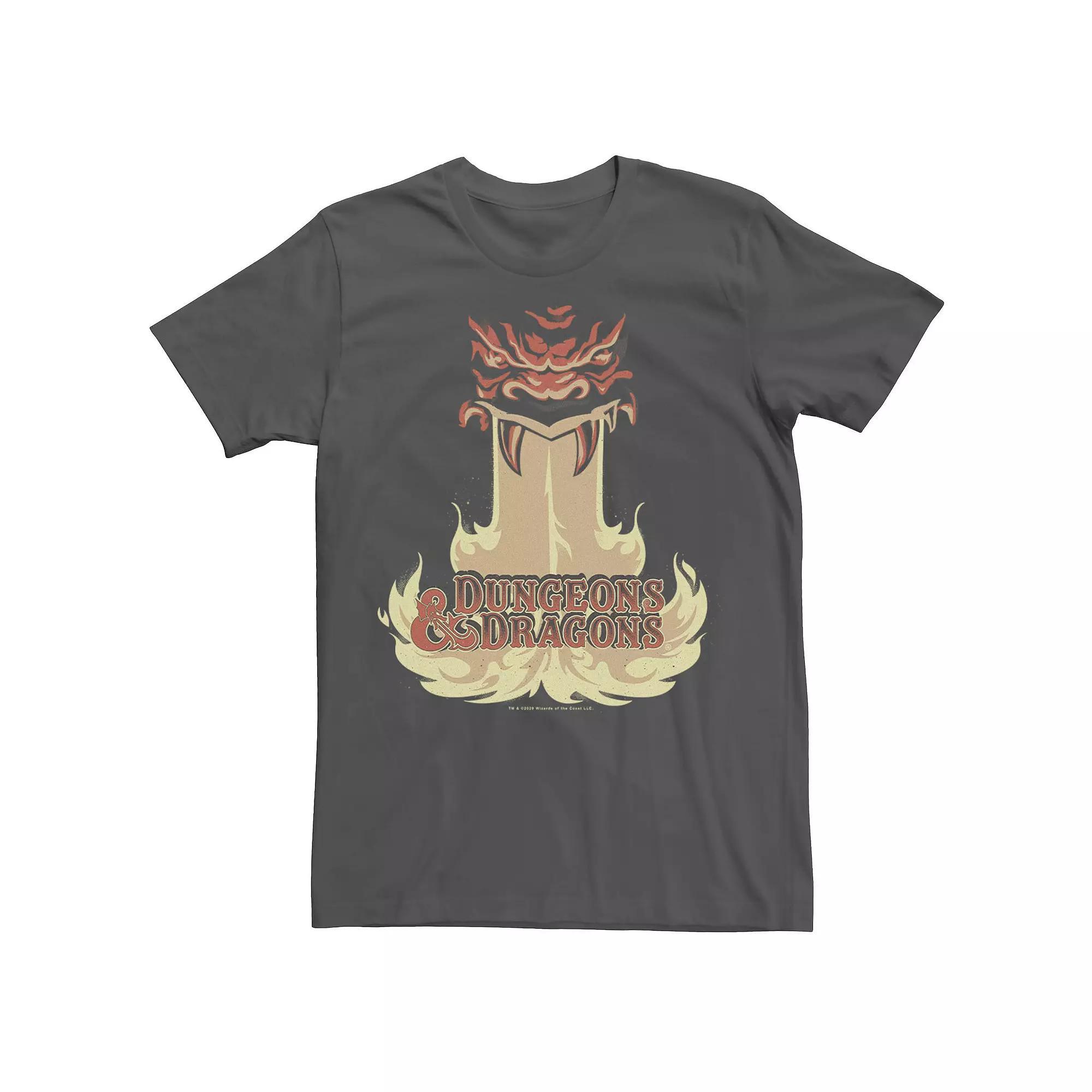 Men's Dungeons & Dragons Dragon Breath Tee, Size: XL, Grey Product Image