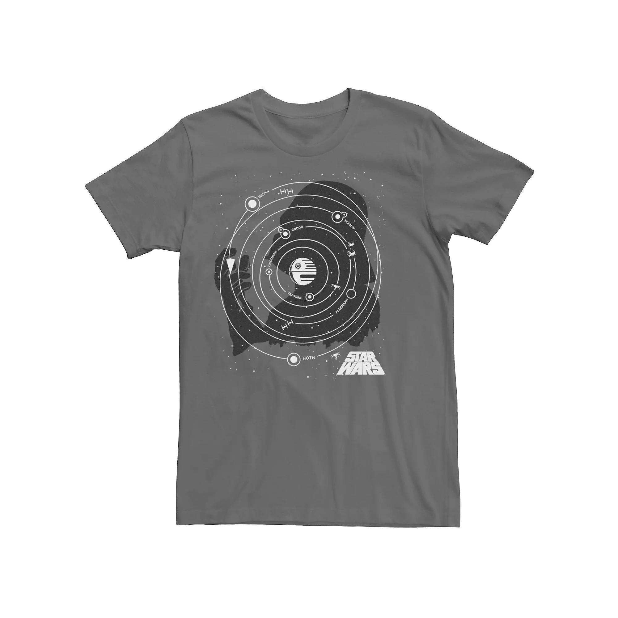 Men's Star Wars Han And Luke Disguised Graphic Tee, Size: Medium, Royal Grey Product Image