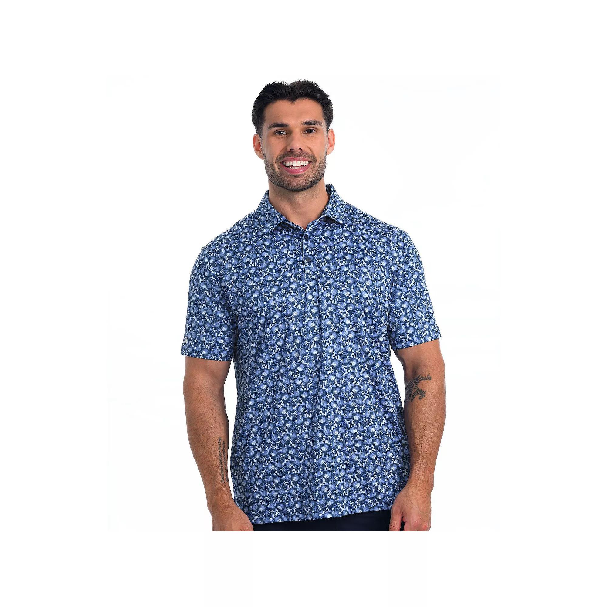 Men's Antigua Aruba Polo, Size: Large, Nautical Blue Product Image