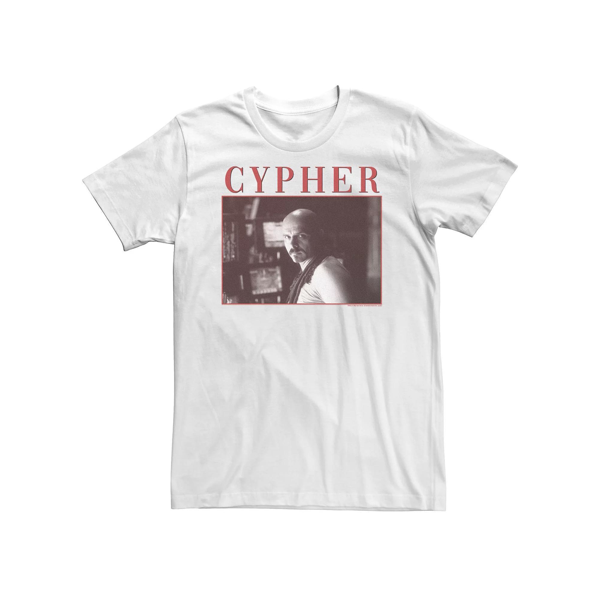 Big & Tall The Matrix Cypher Red Accent Portrait Tee, Men's, Size: XXL Tall, White Product Image
