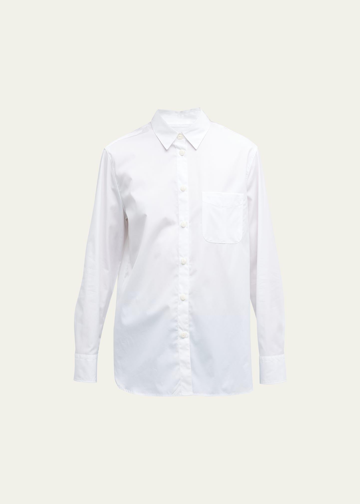 Maxine Classic Button-Front Shirt Product Image