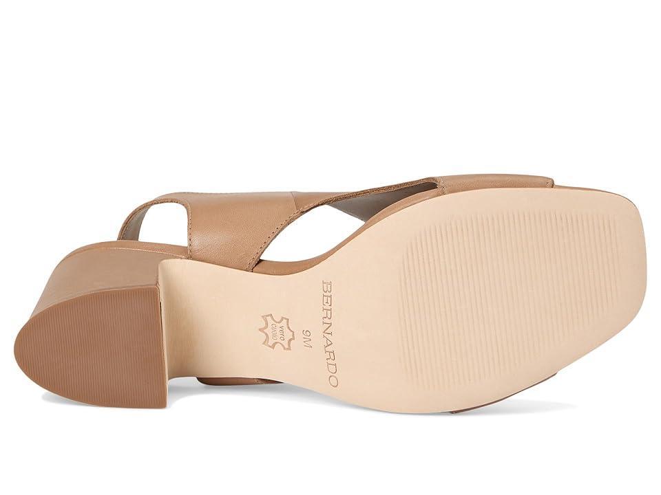 Womens Bedford Leather Mid Heel Sandals Product Image
