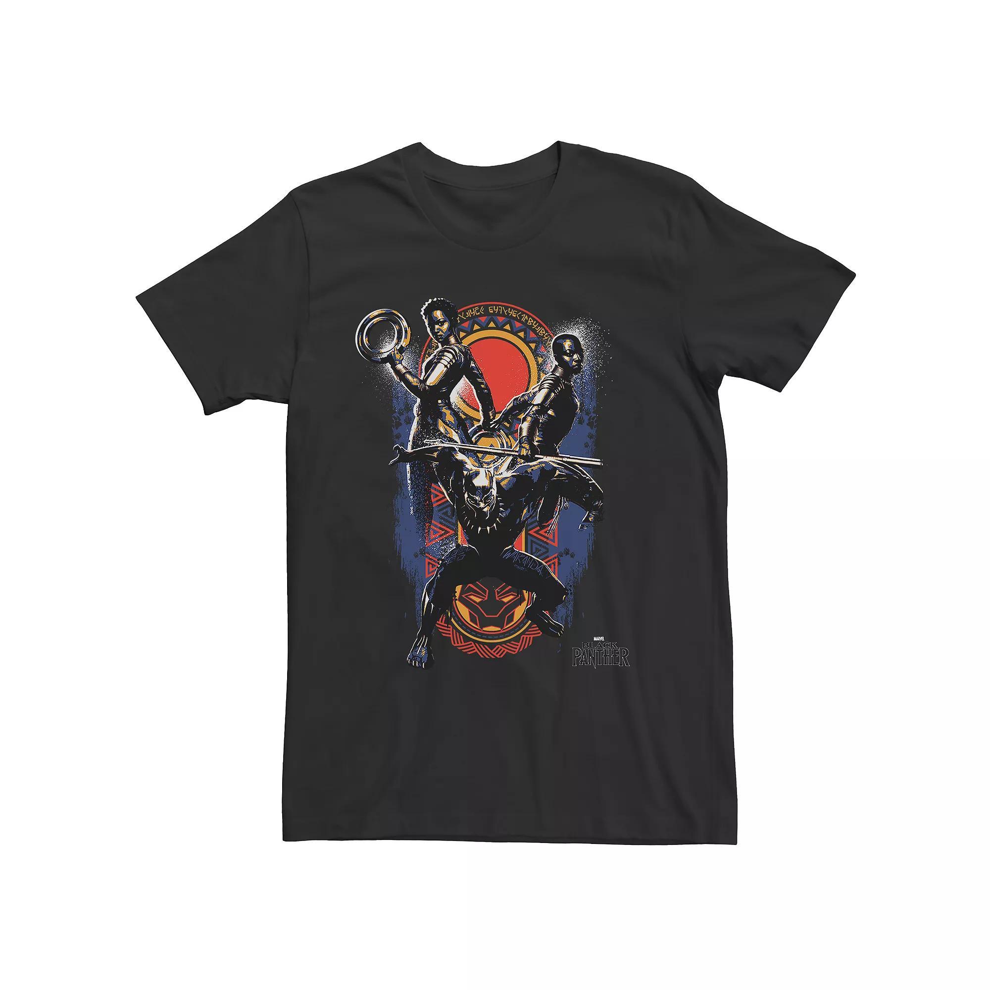 Men's Universal Monsters Letter Group Shot Graphic Tee, Size: XL, Black Product Image