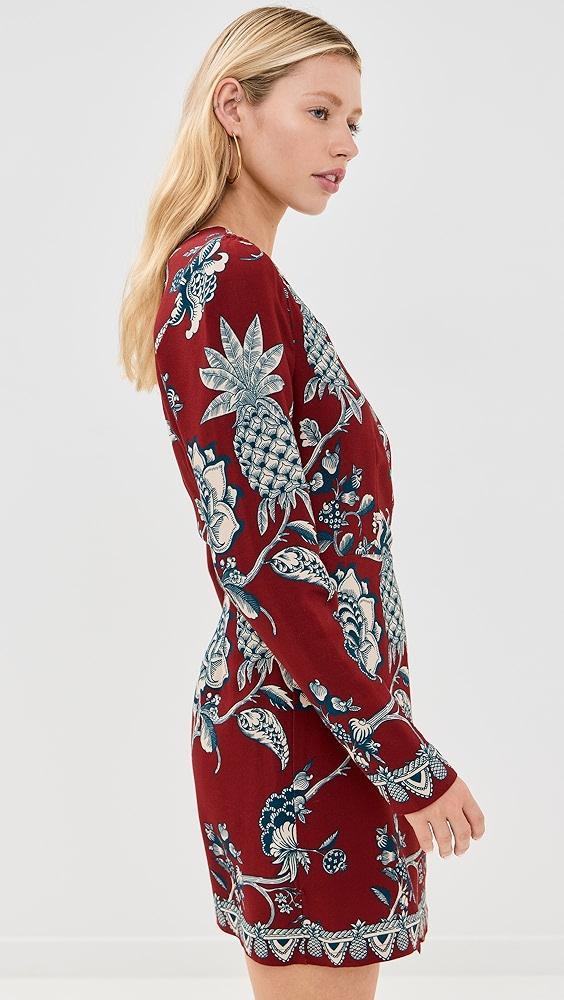 FARM Rio Tropical Landing Red Wrap Mini Dress | Shopbop Product Image