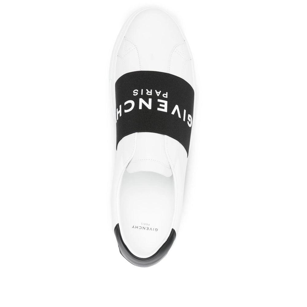GIVENCHY Urban Street Sneakers In Leather With Elastic Band In Multi Product Image