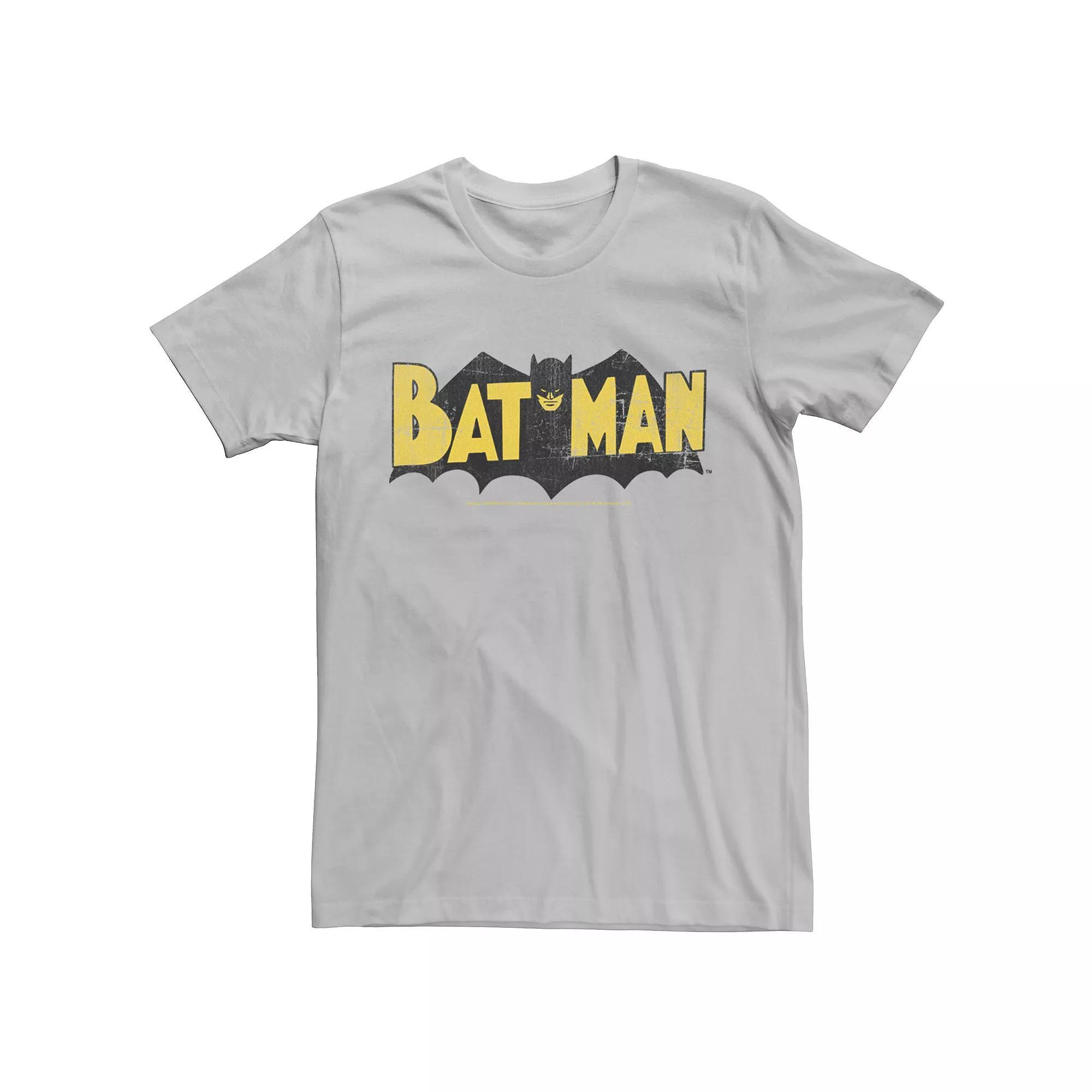 Men's Batman Force Of Good Tee, Size: Small, Silver Product Image