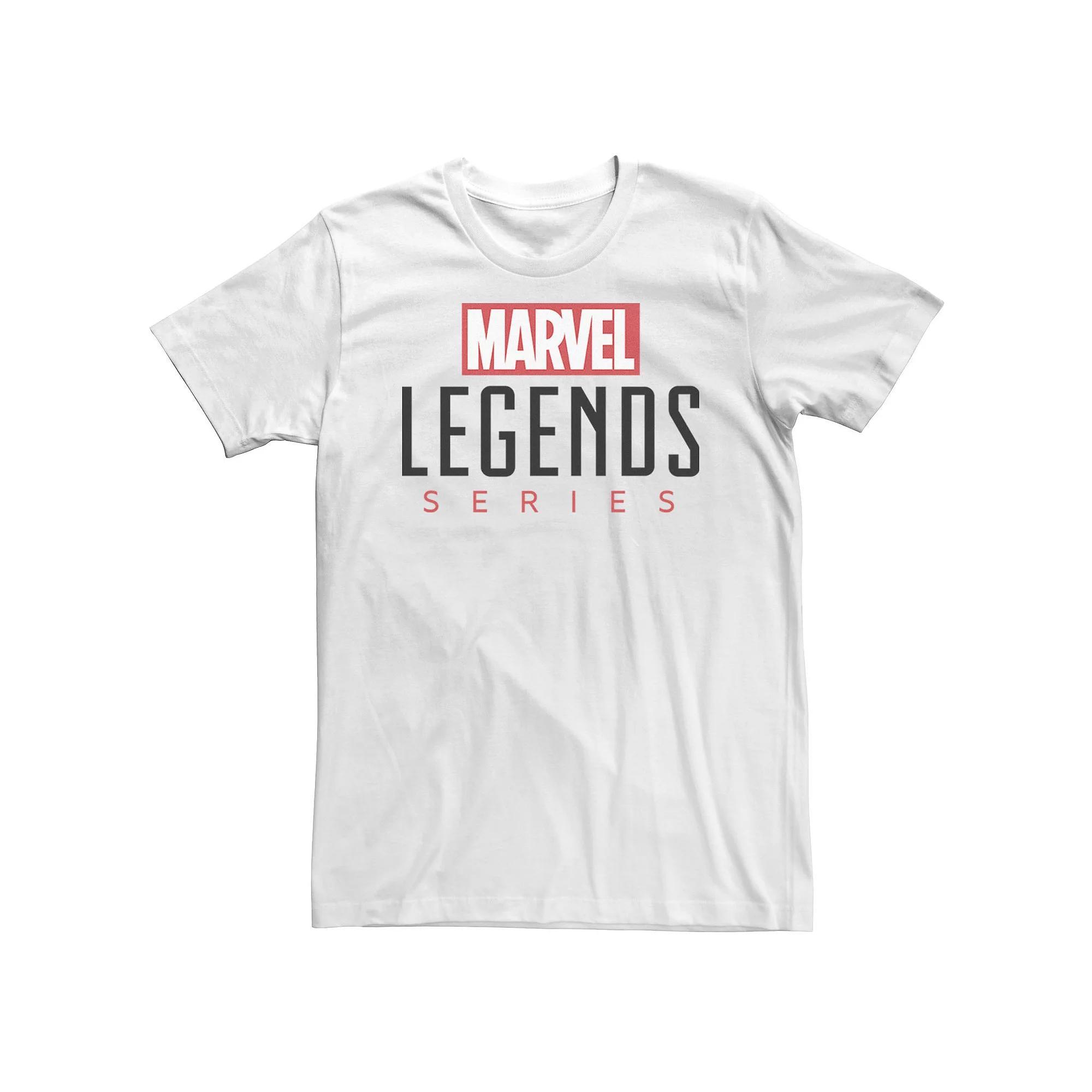 Men's Marvel Legends Series Logo Tee, Size: XXL, White Product Image