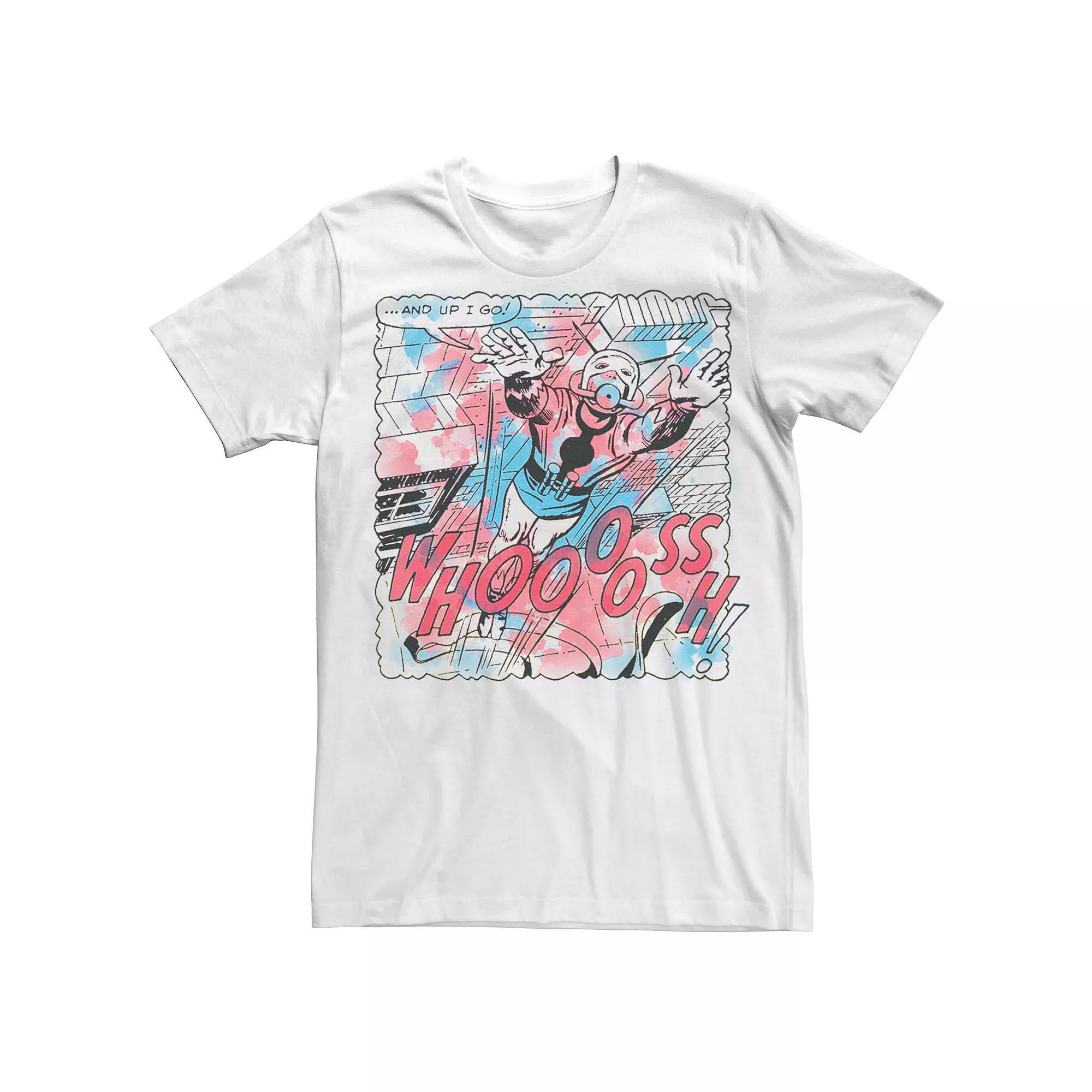 Men's Marvel Retro Ant-Man Leap Water Color Tee, Size: XL, White Product Image
