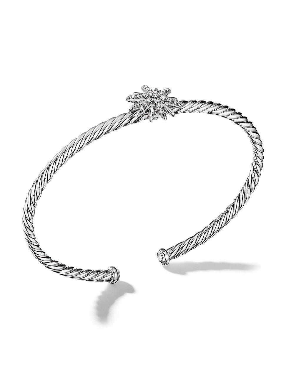 David Yurman Starburst Center Station Bracelet with Pave Diamonds Product Image