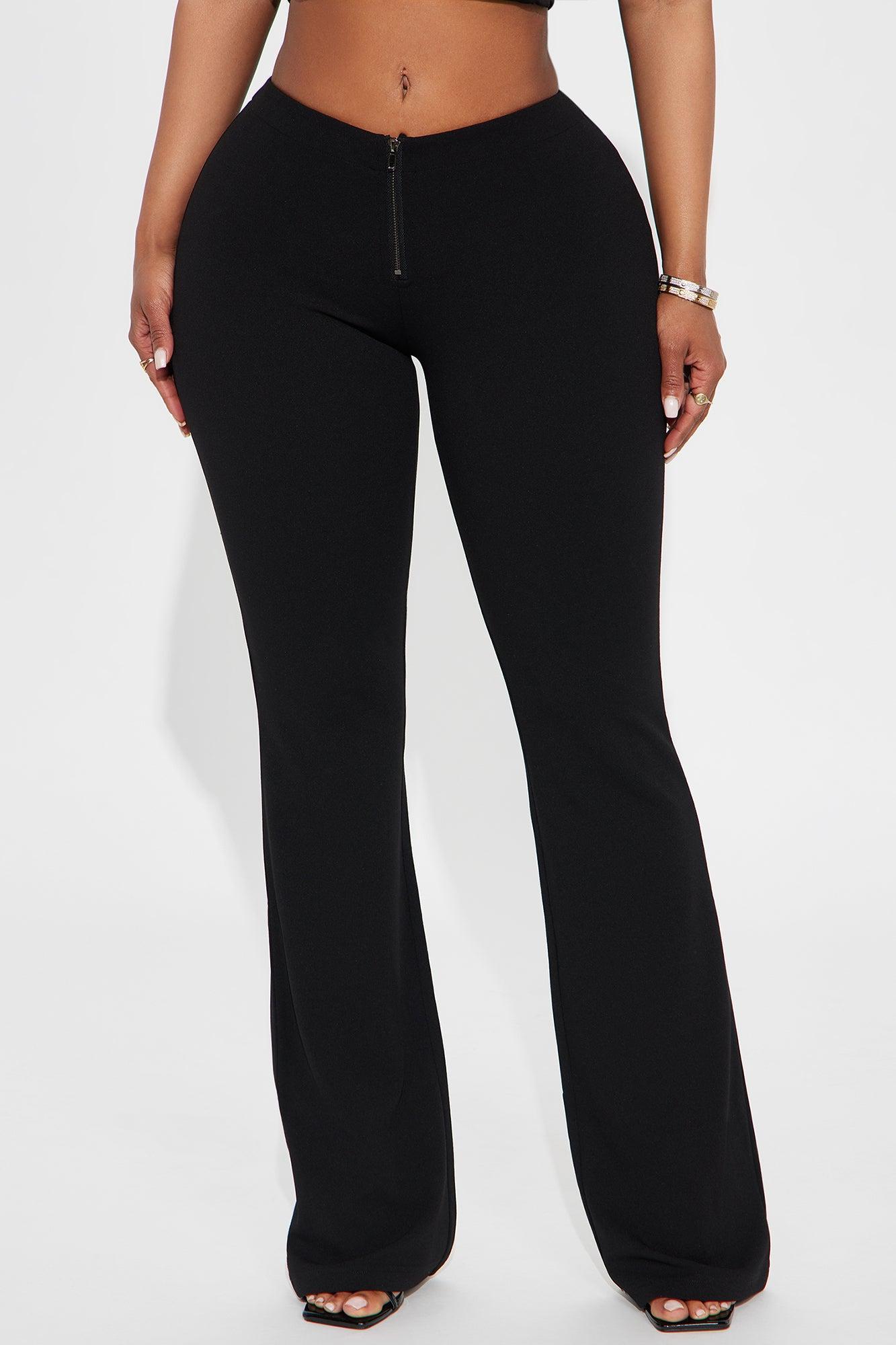 The Absolute Sweetest Low Rise Flare Pant - Black Female Product Image