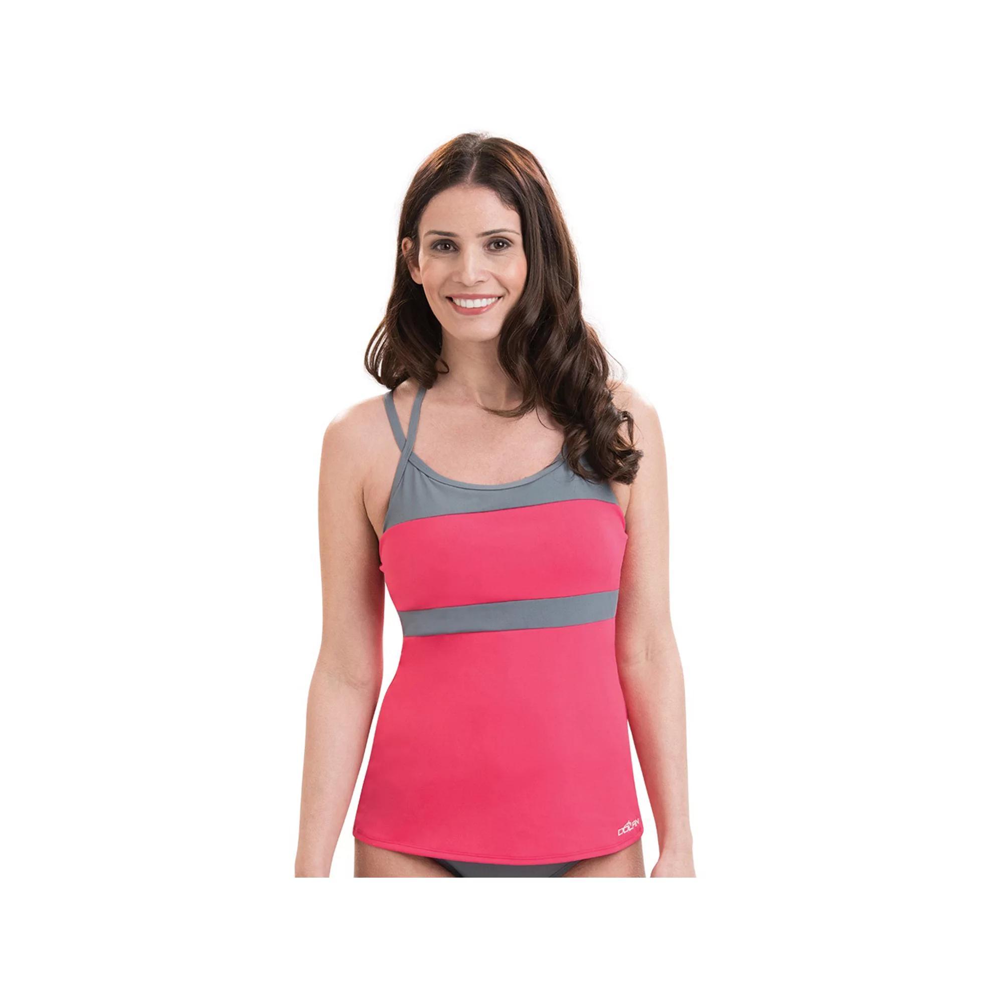 Womens Dolfin Aquashape Colorblock Tankini Top Product Image
